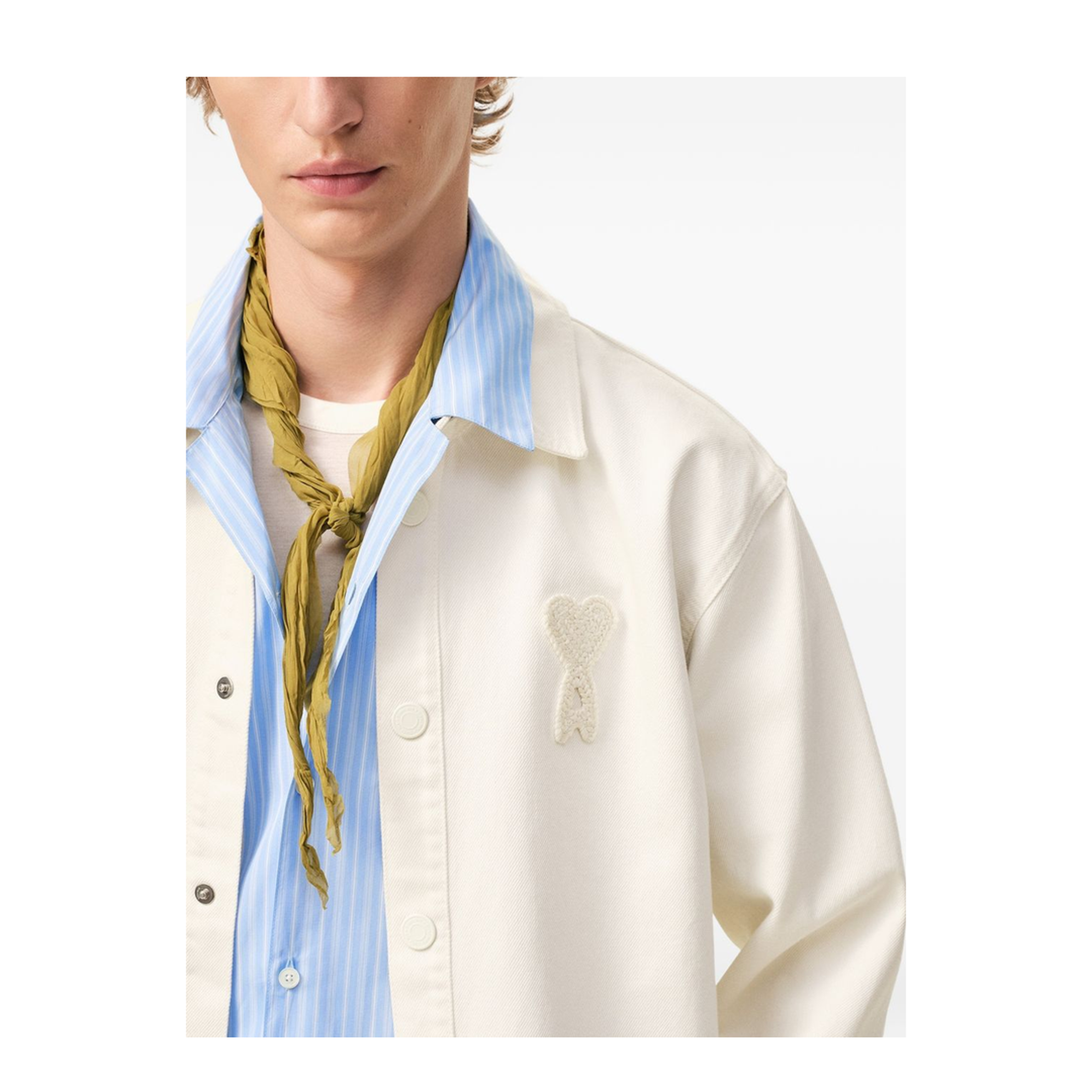 MAYFEYR - Ami Paris - Overshirt With Logo - UJK897DE0126136