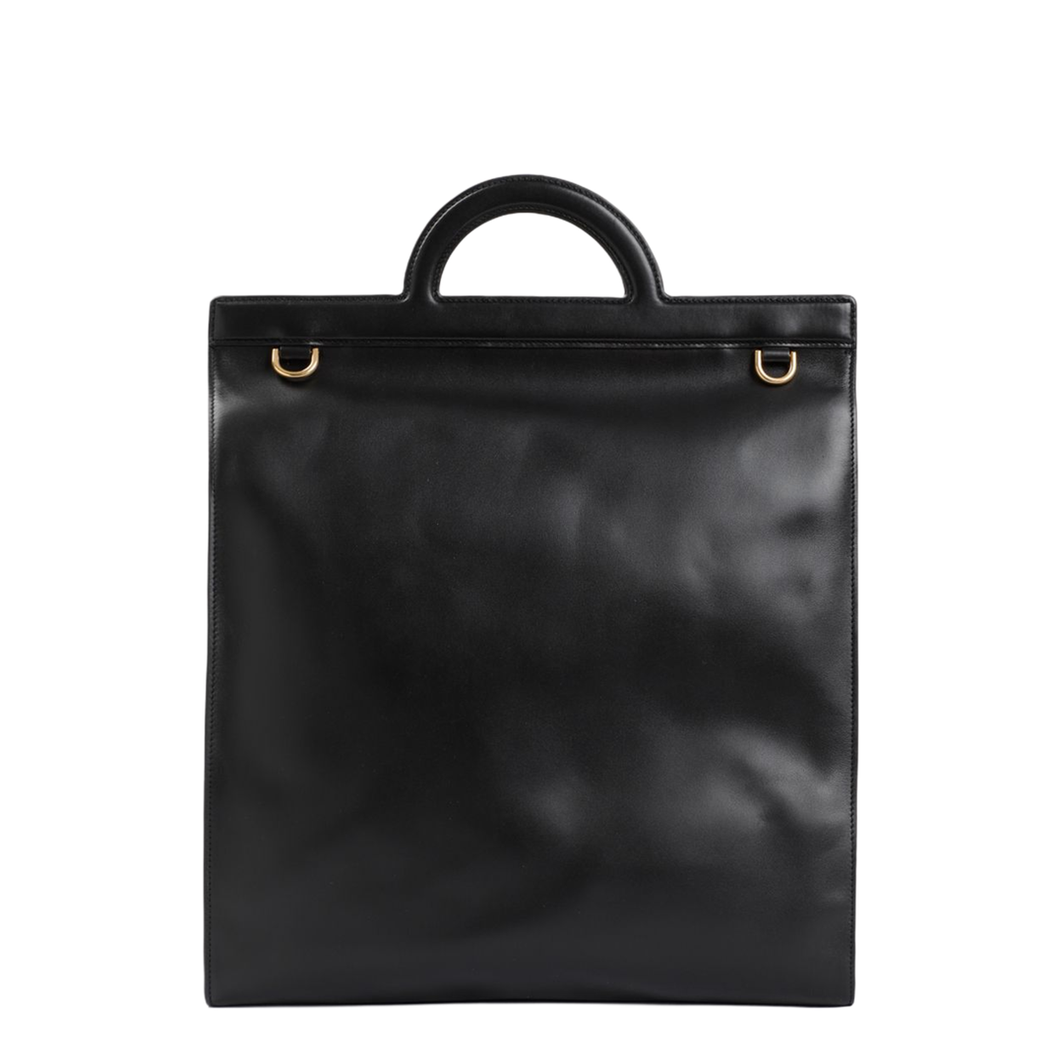 Garavani Leather Handbag with Frontal Logo Print