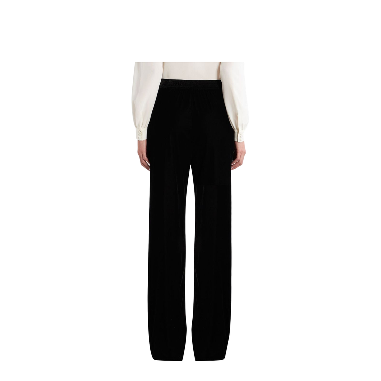 Straight-leg Trousers - Black