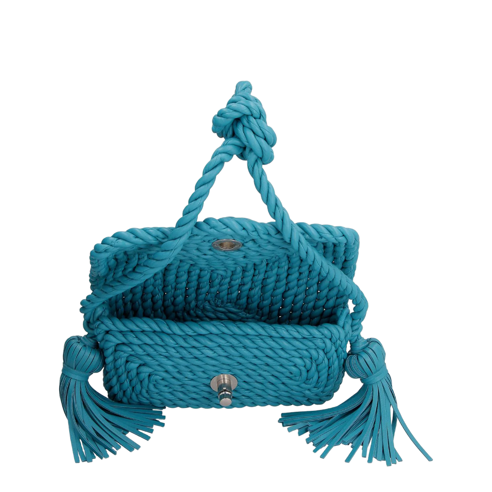 Torchon Leather Handbags - Blue