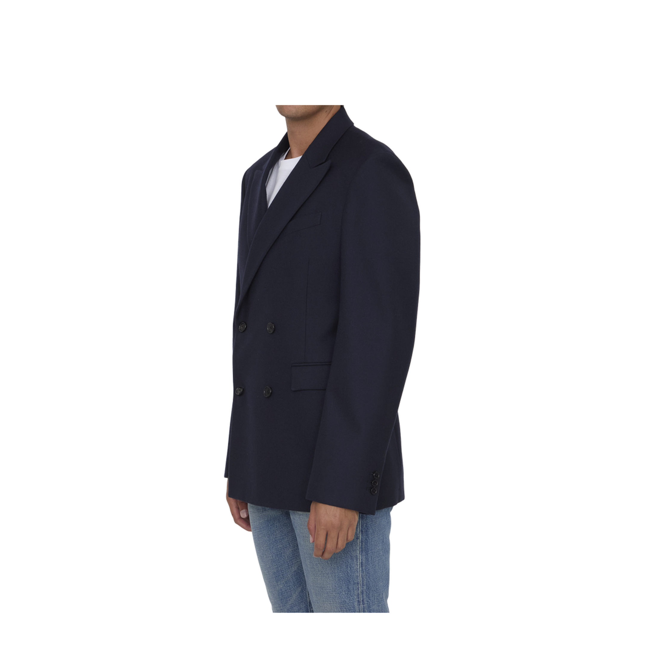 Wool Double-Breasted Jacket