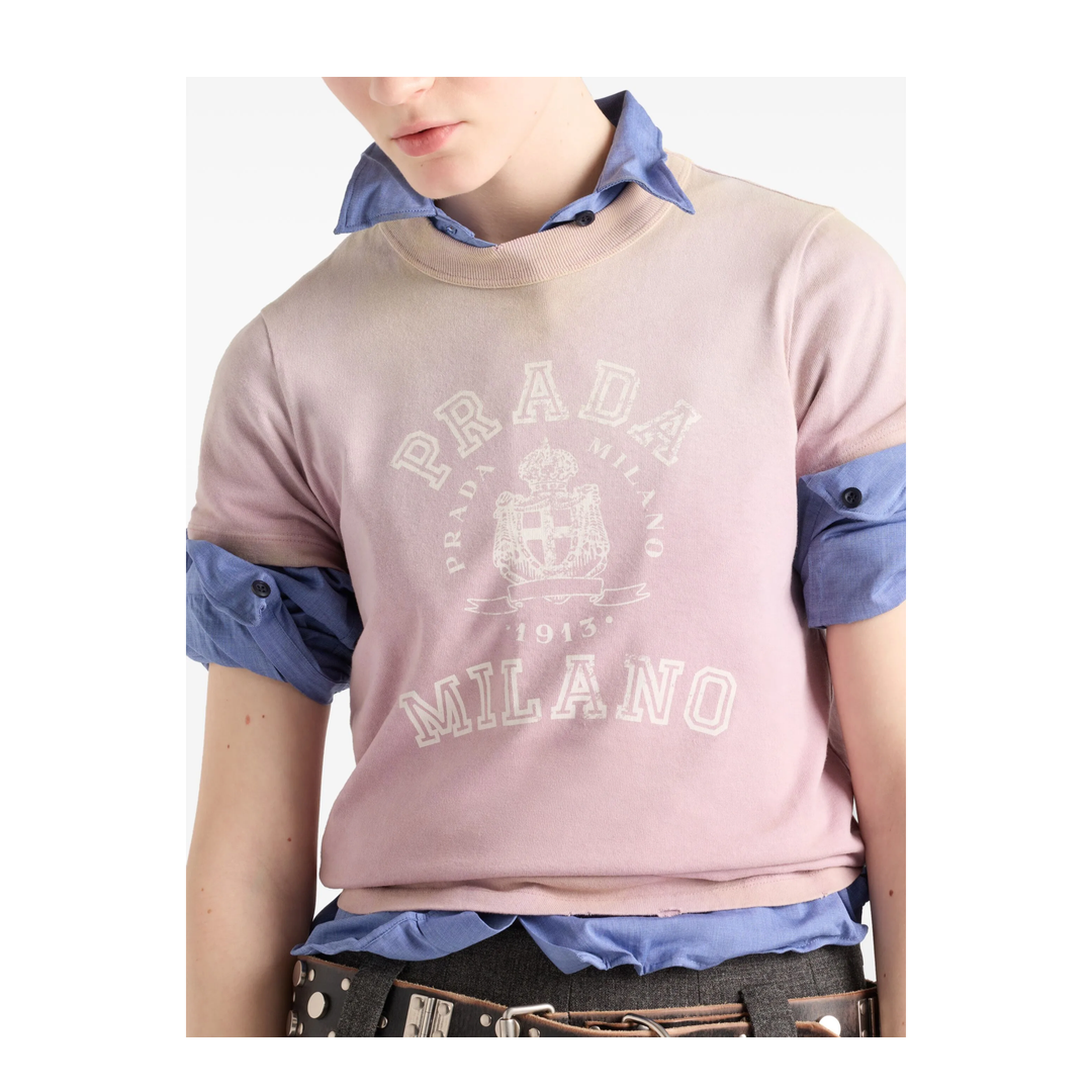 MAYFEYR - Prada - Logo-Print T-Shirt - 3557BSOOO16XSF0203