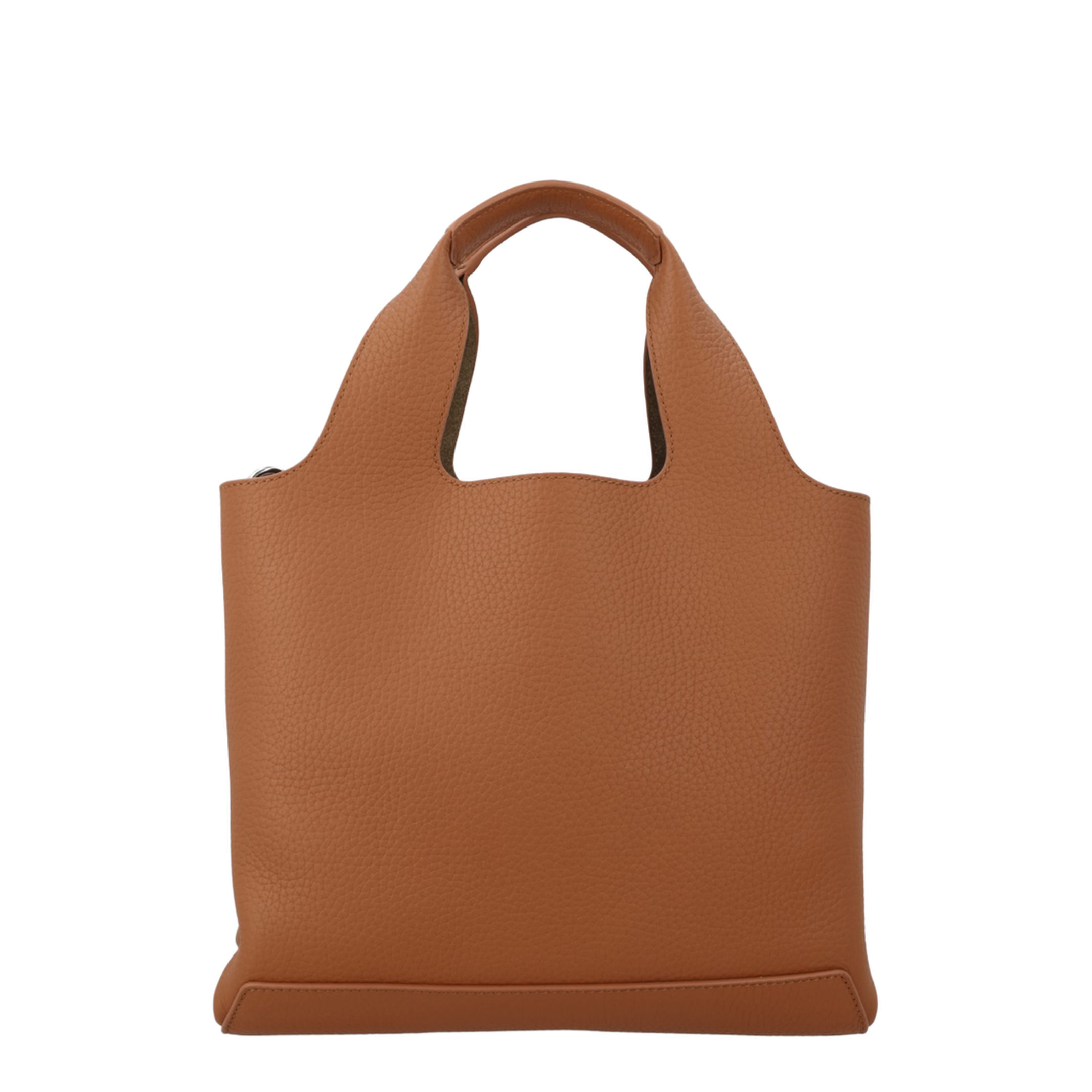 Mini leather tote