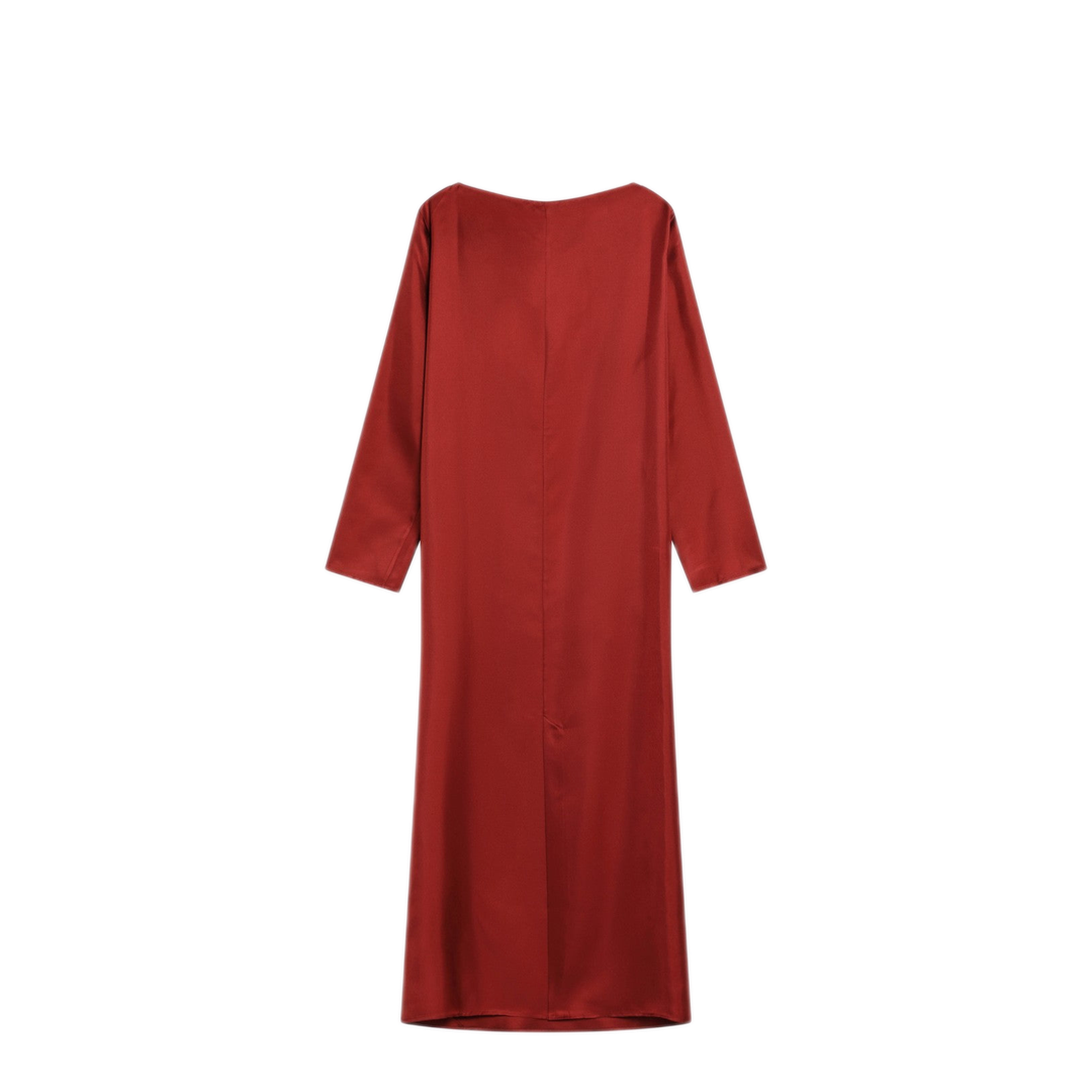 MAYFEYR - Loulou Studio - Zoya Dress In Red Silk Twill - ZOYASIRE