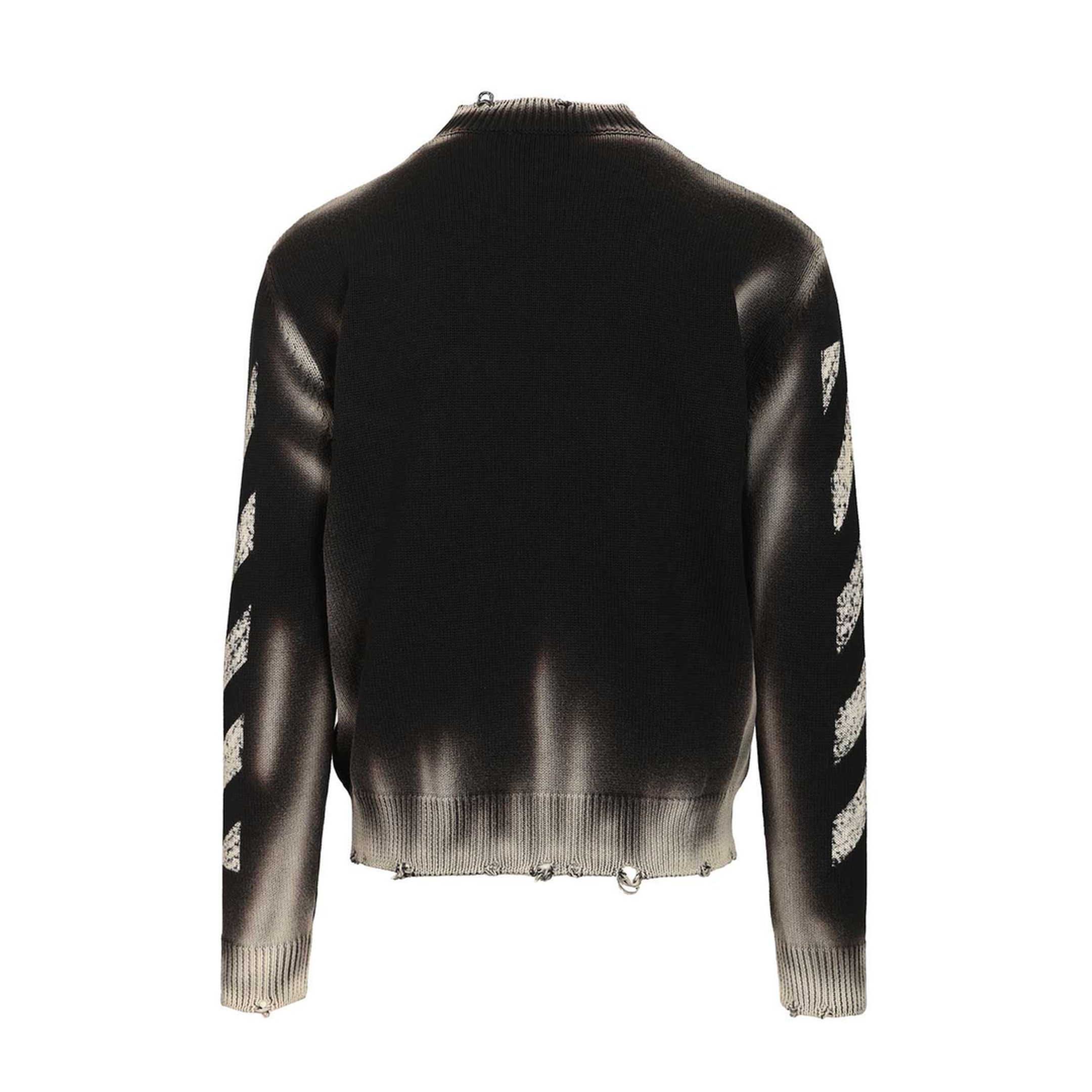 Diag Arr Corrosion Sweater Black