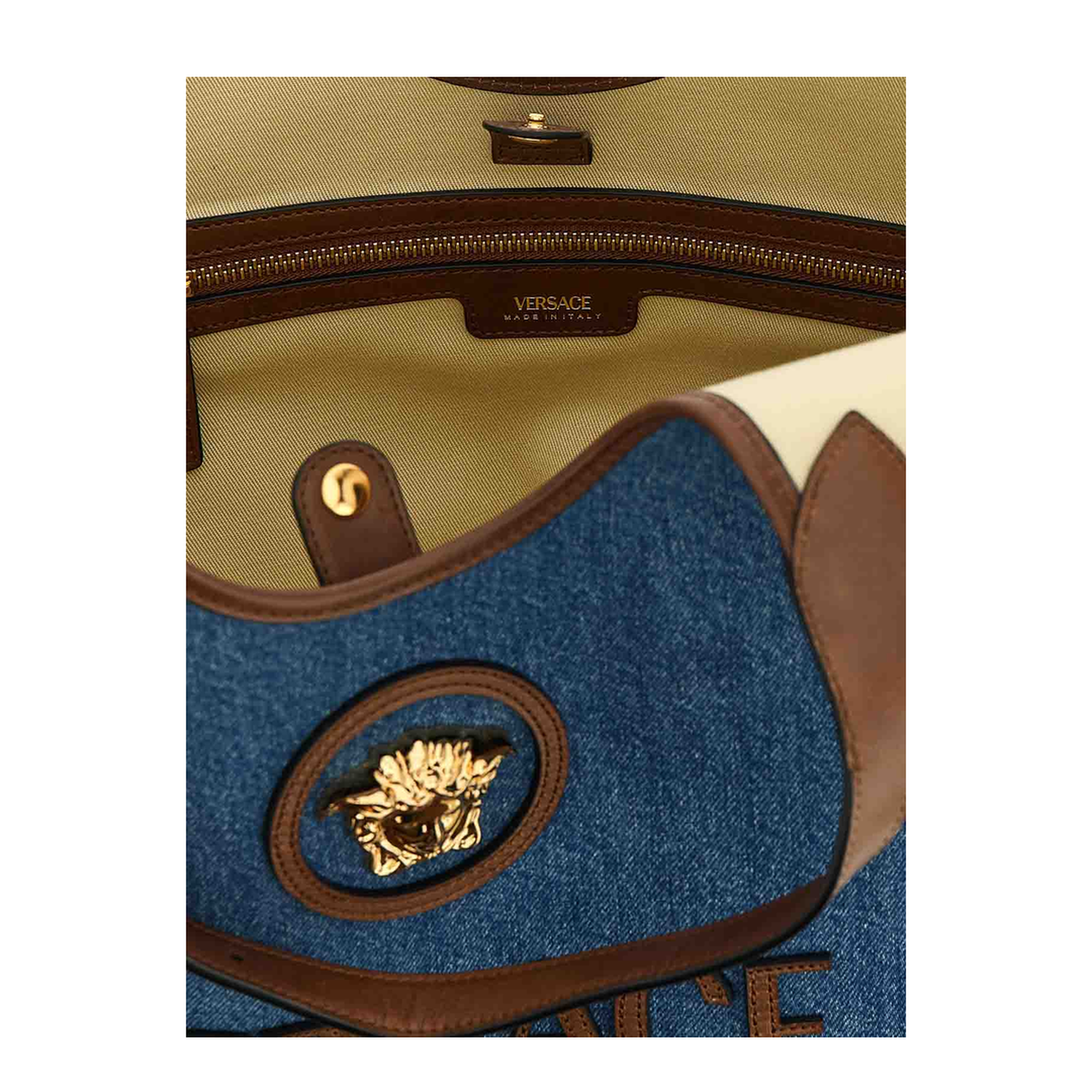 La Medusa Shopping Bag - Denim