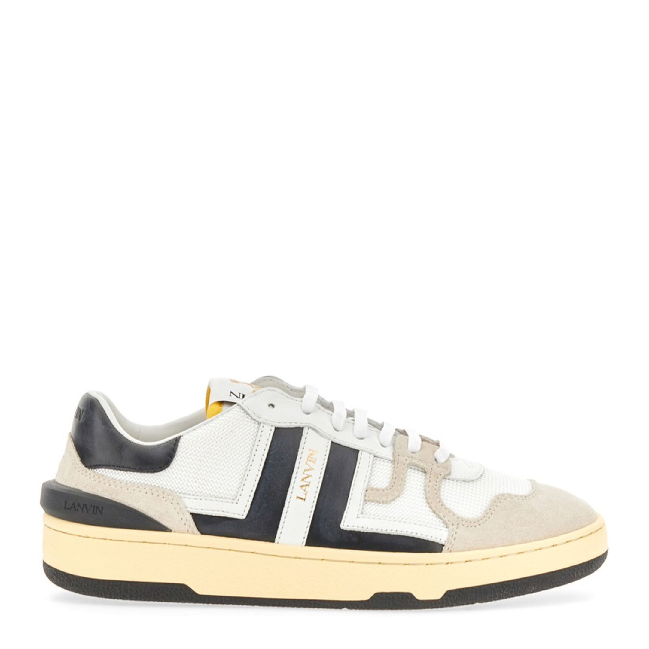 Mesh, Suede and Nappa Leather Sneaker