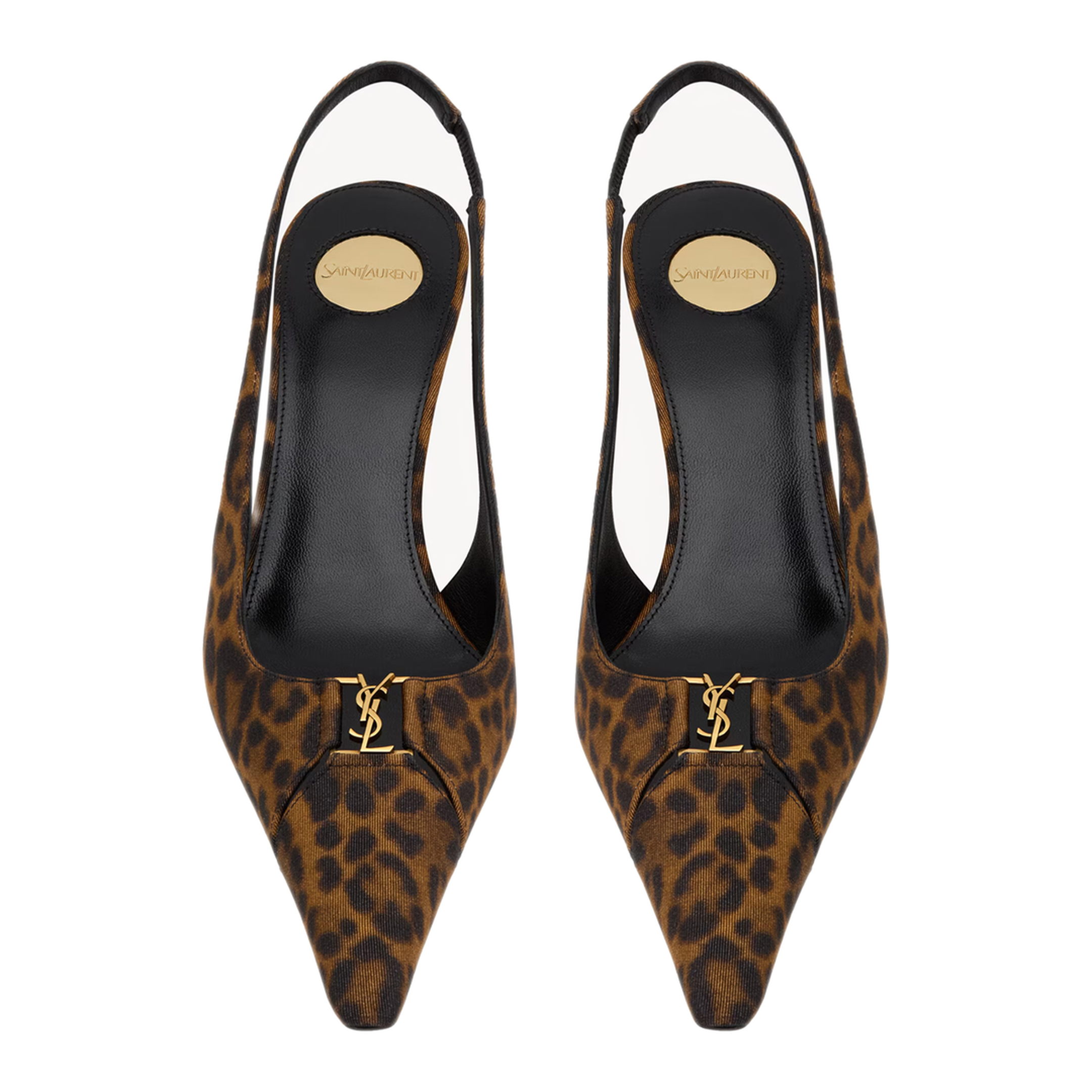 MAYFEYR - - Slingback Pumps In Leopard Grosgrain - A001KIAAC9R2038