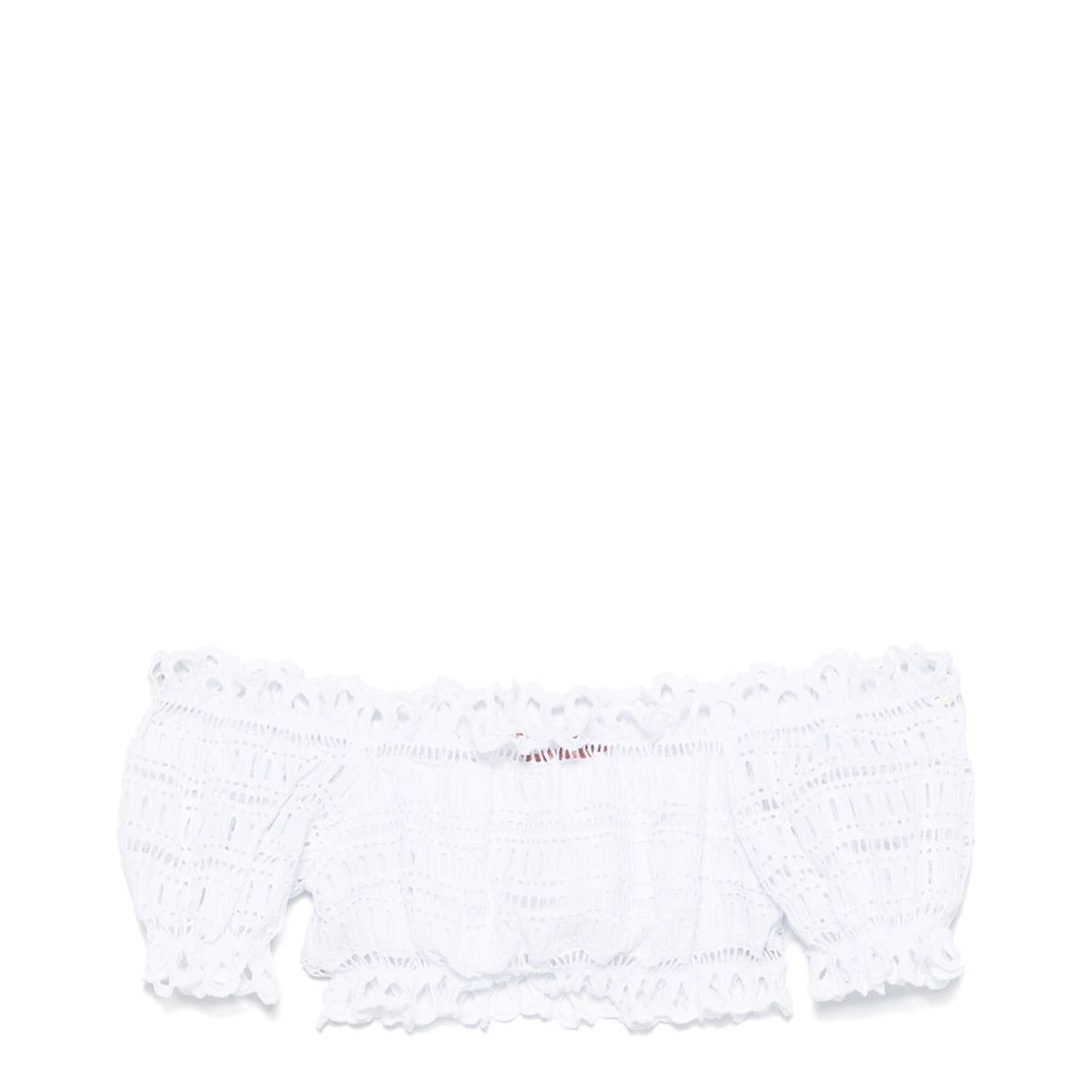 Off-shoulder Lace-detail Top