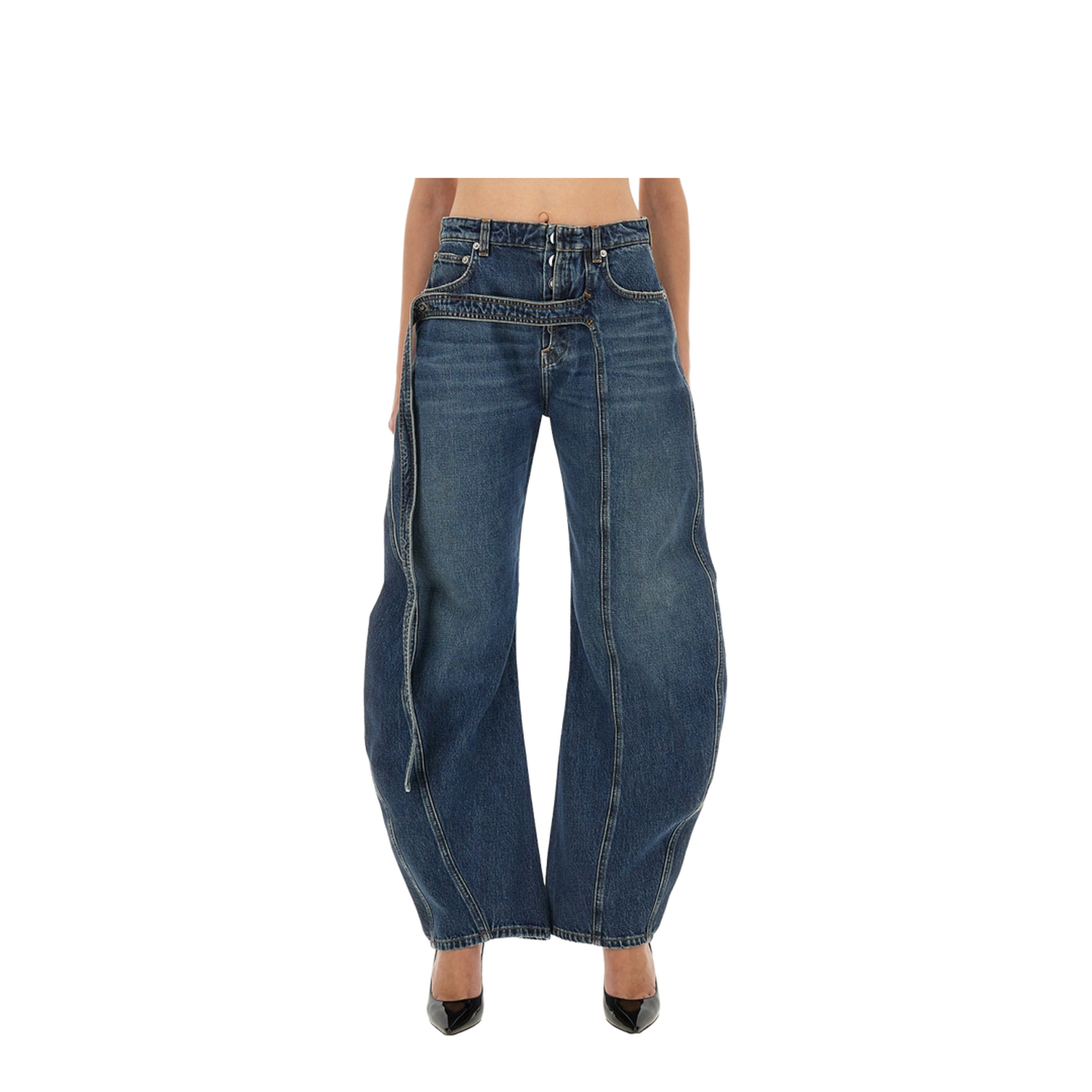 LOW-RISE JEANS