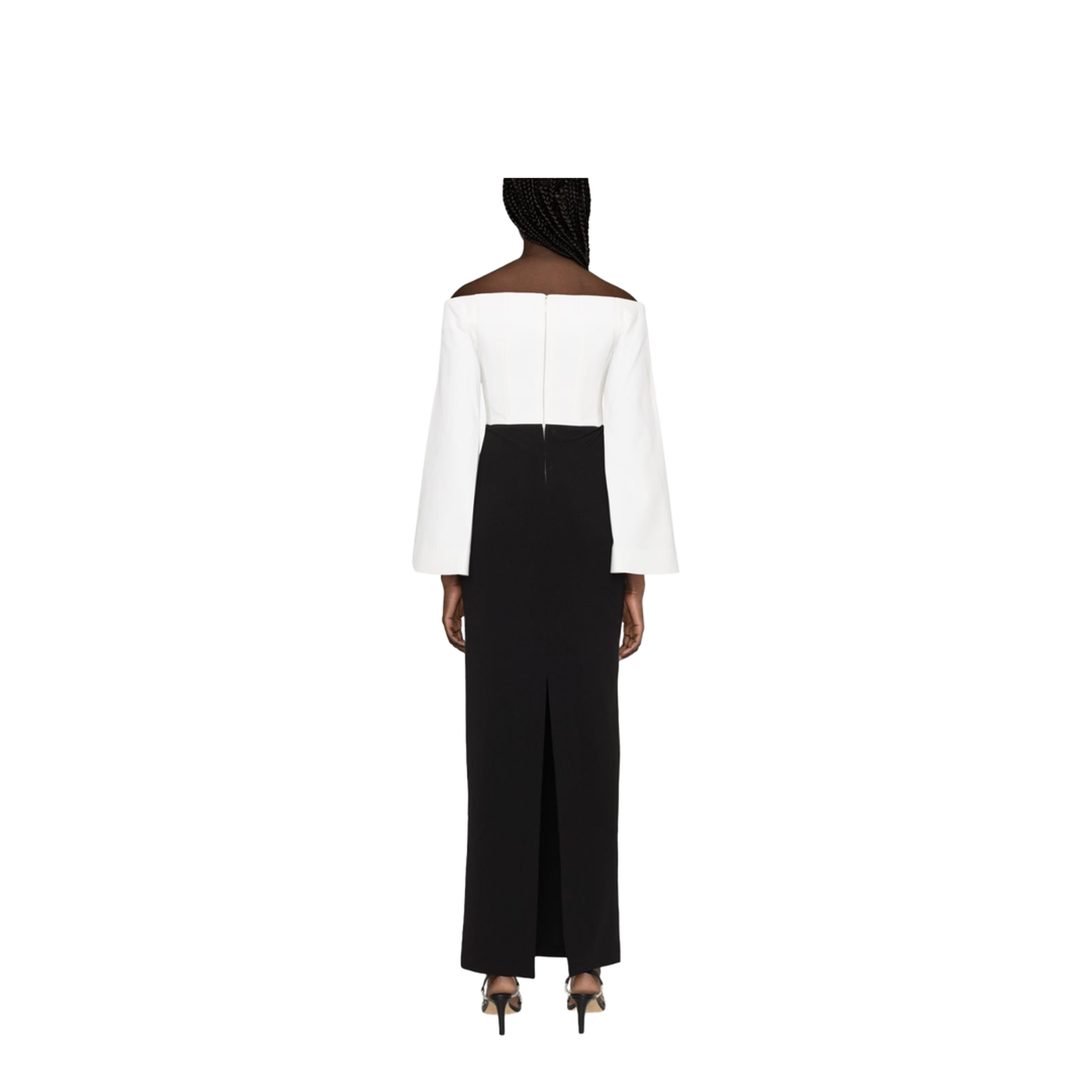 Eliana Wide-Sleeve Maxi Dress