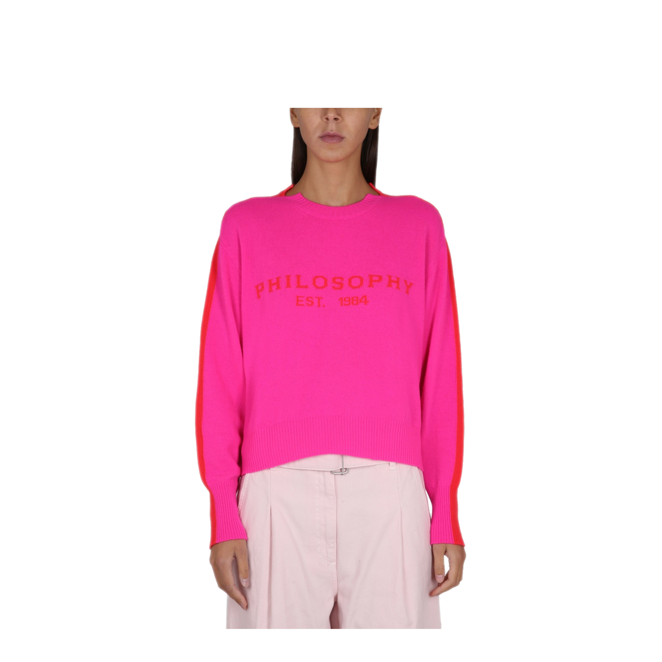 MAYFEYR - PHILOSOPHY DI LORENZO SERAFINI - Jersey With Logo Embroidery - 090907003217