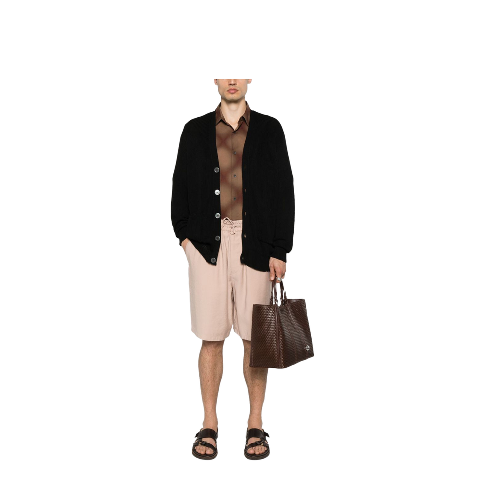 Drawstring Bermuda Shorts