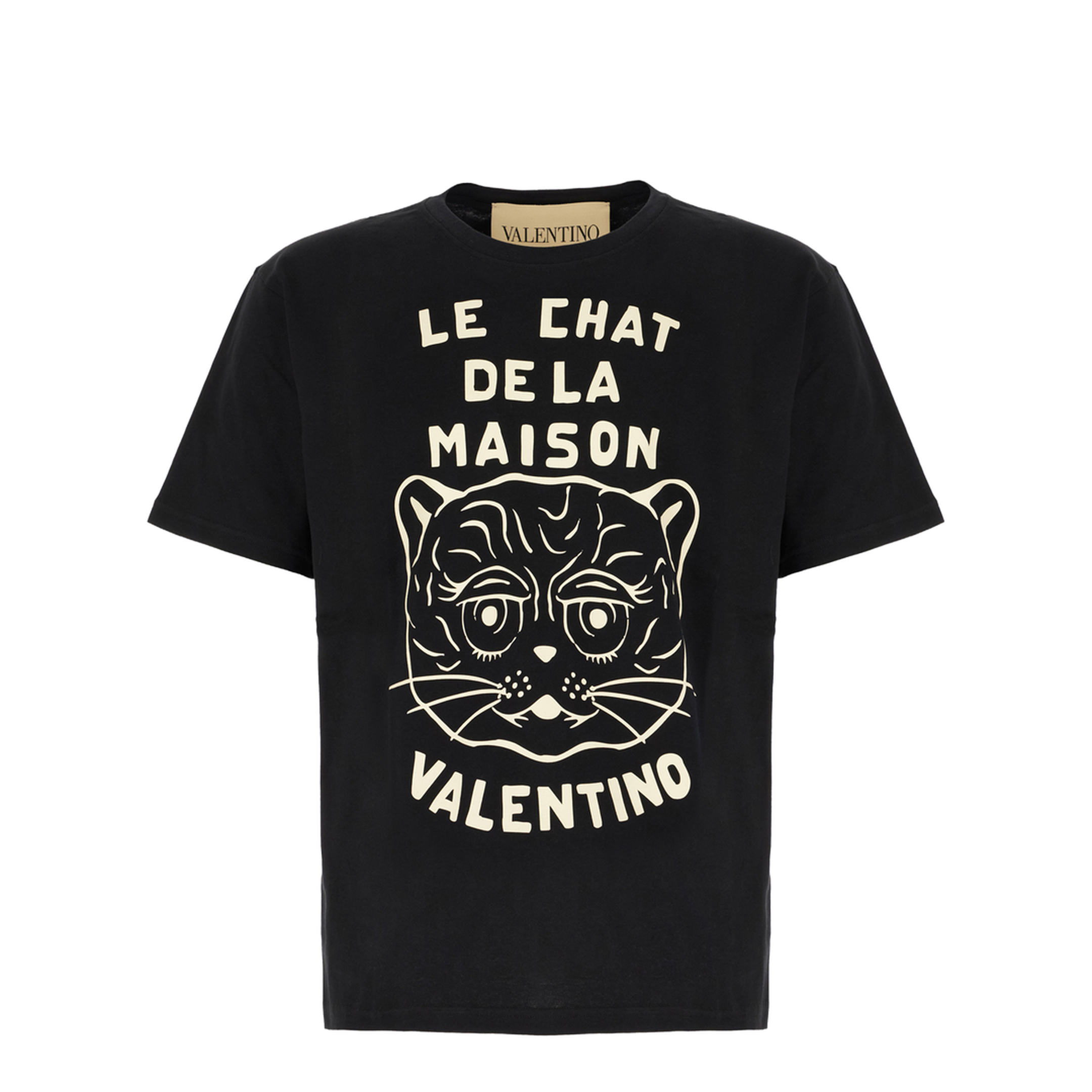 Black Cotton T-Shirt