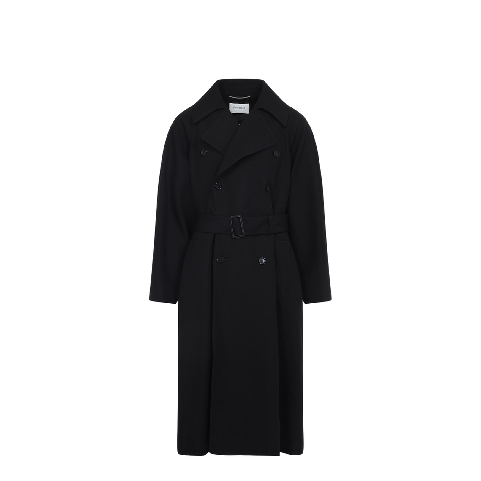 Long Coat in Grain de Poudre
