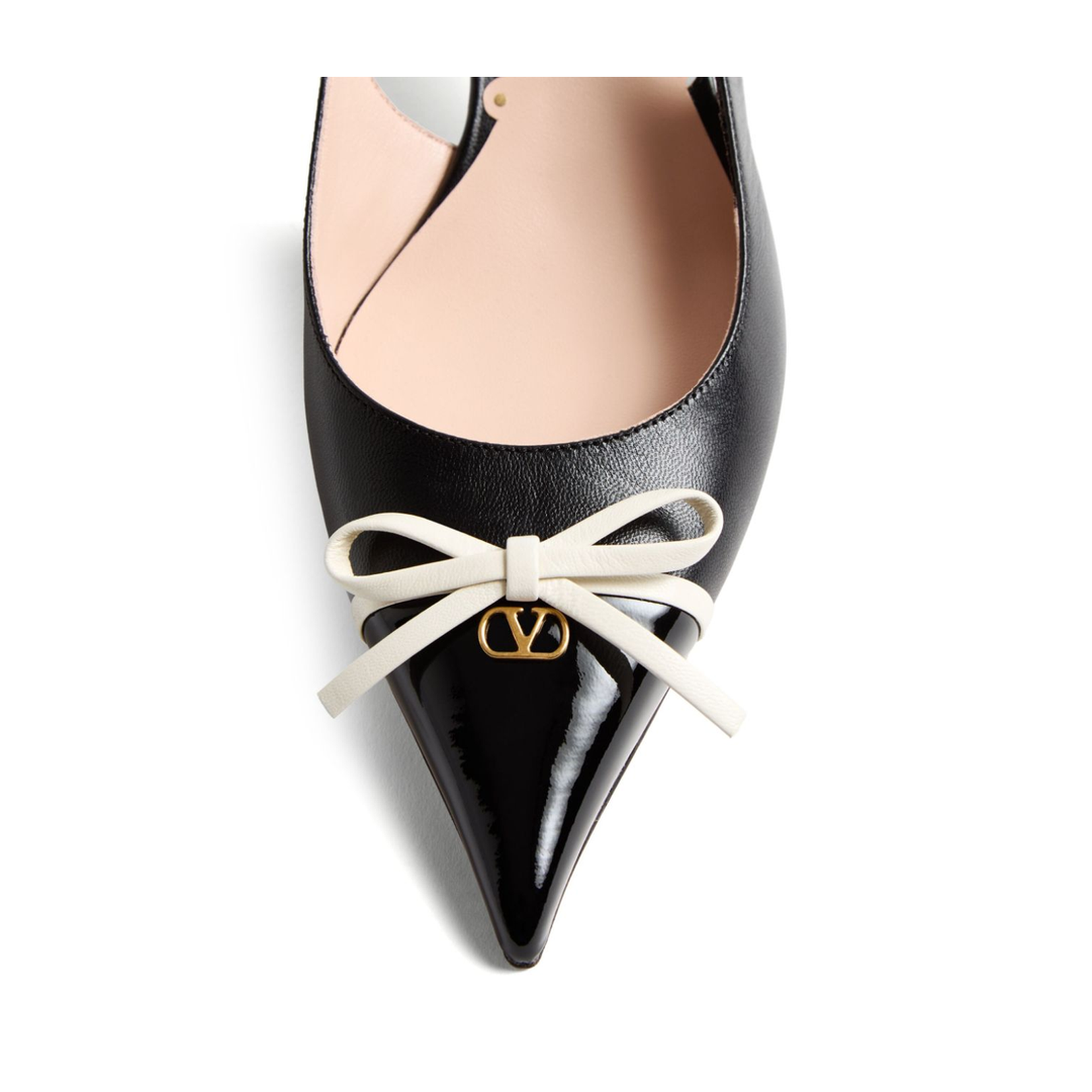 Leather Slingback Pumps