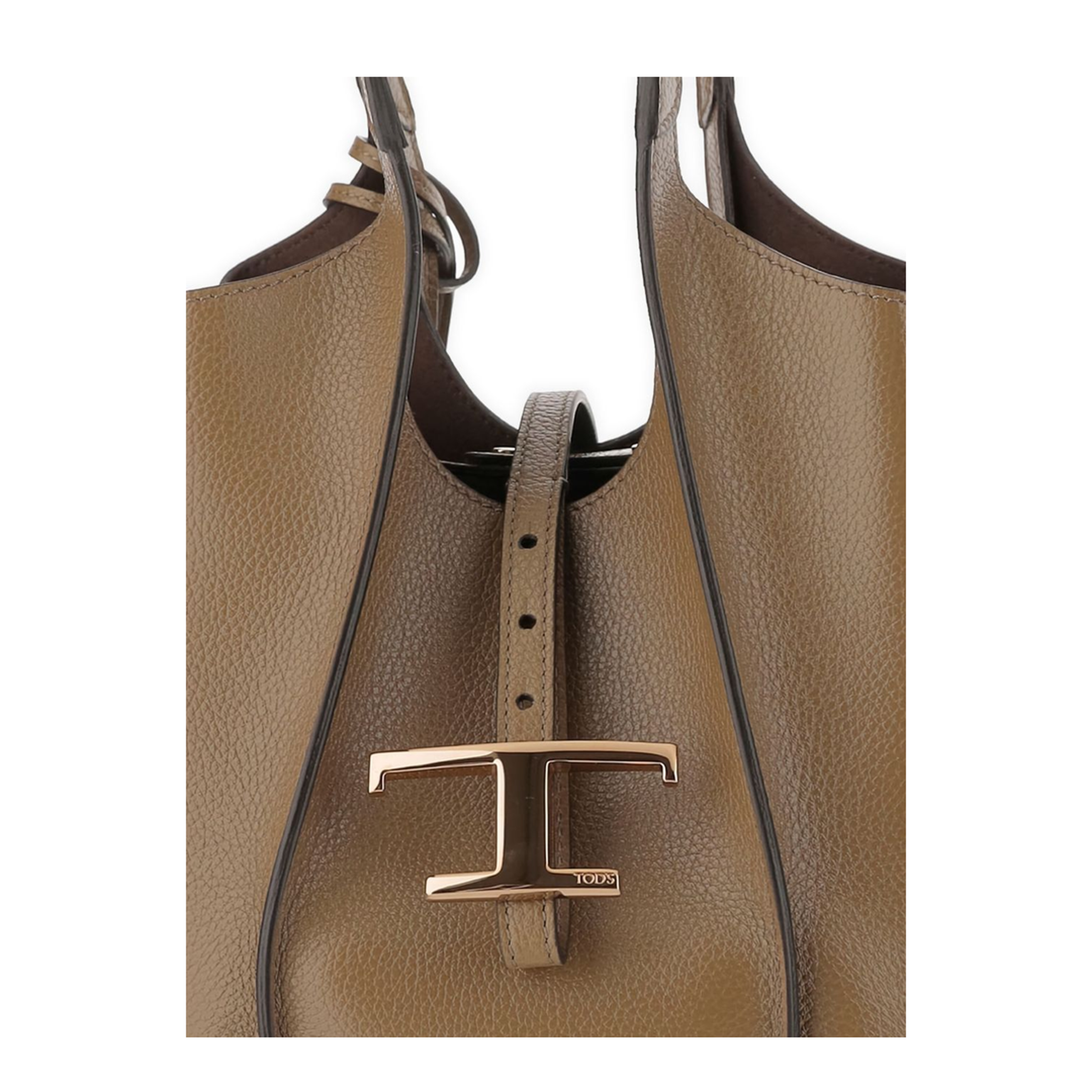 T Timeless Shopping Bag in Leather Mini