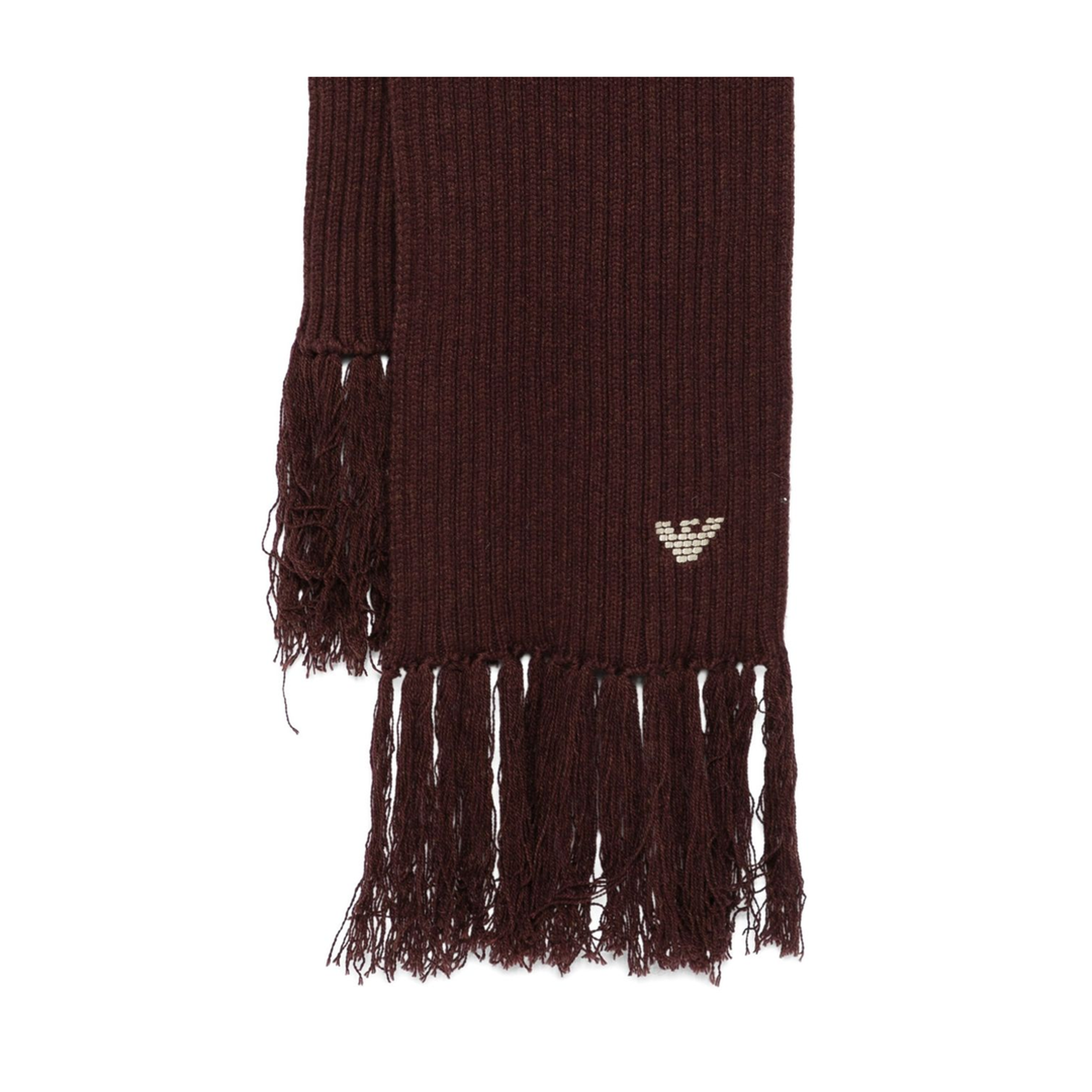 Wool Blend Scarf In Red