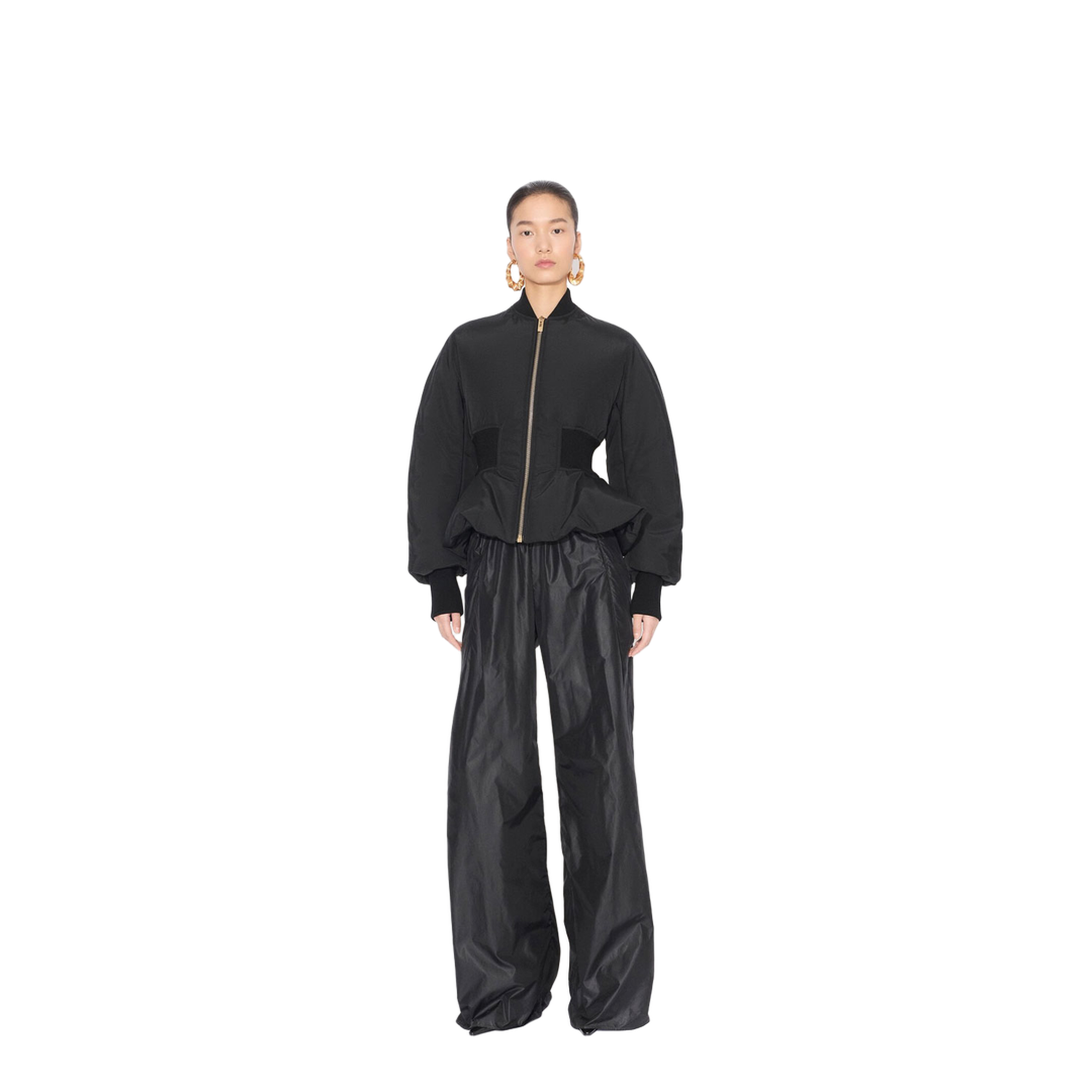 MAYFEYR - Alaia - Nylon Peplum Bomber - AA9V1182W120C