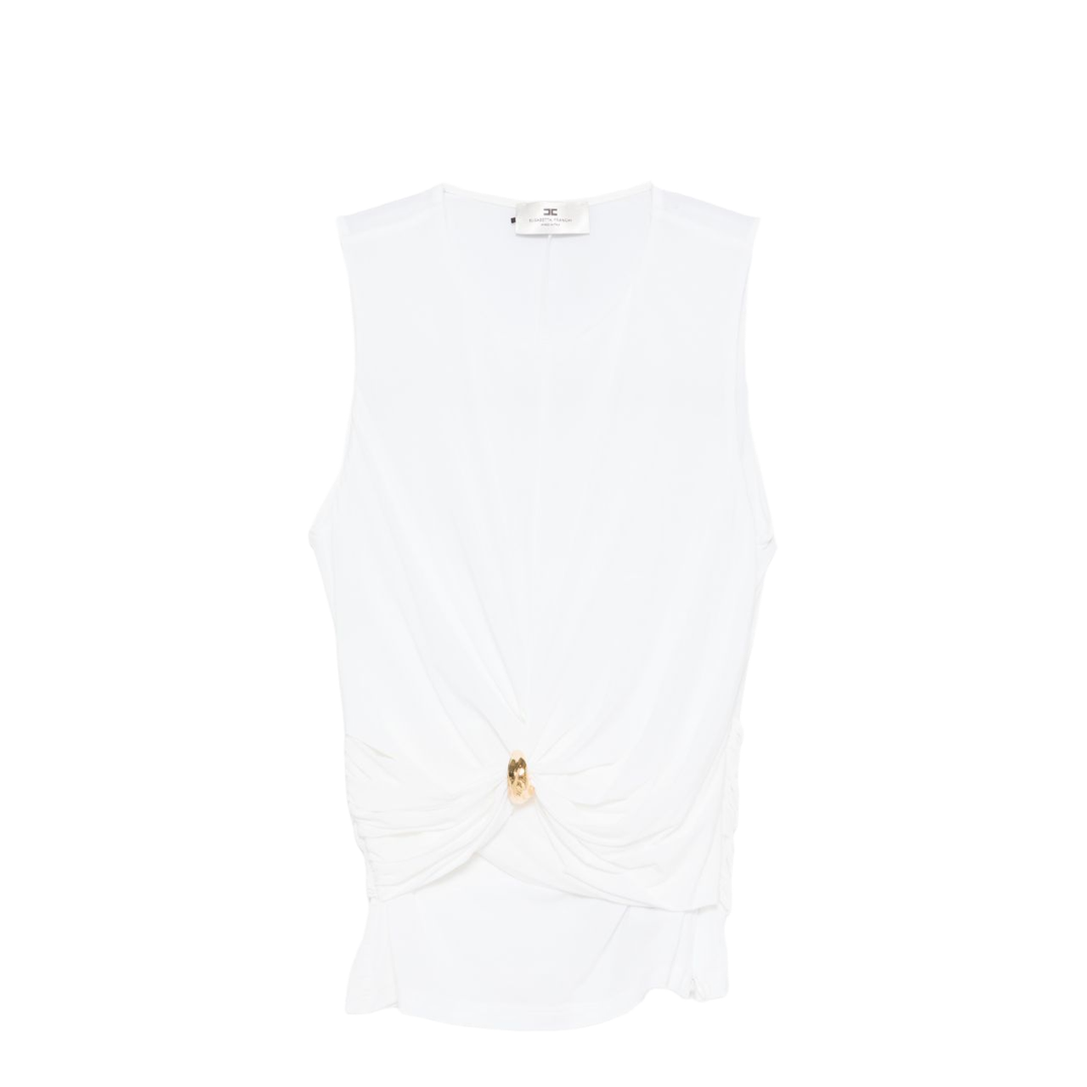 MAYFEYR - Elisabetta Franchi - Top Ivory - TO03761E2360