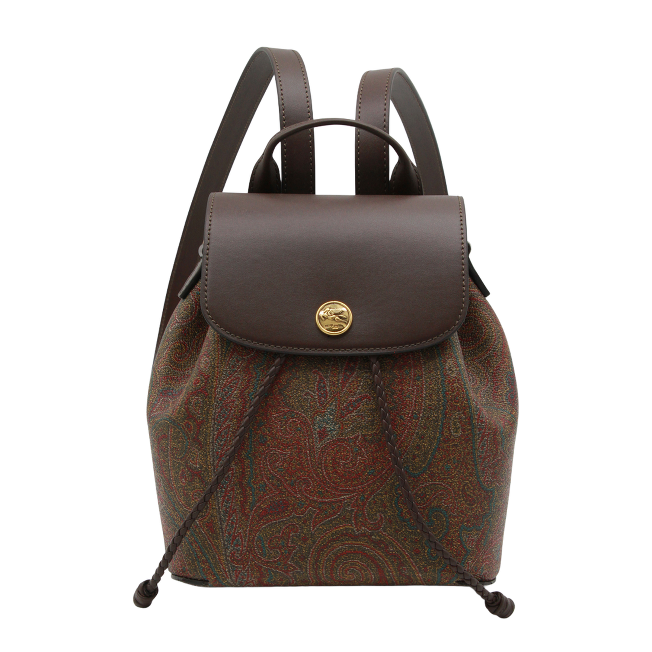 Essential S Arnica Small Jacquard Backpack - Brown