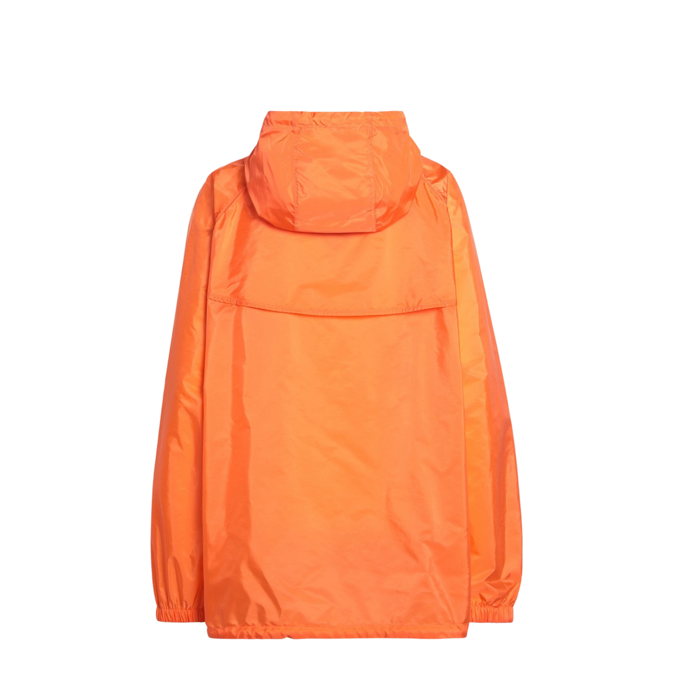 Orange Raincoat in Lightweight Re-Nylon
