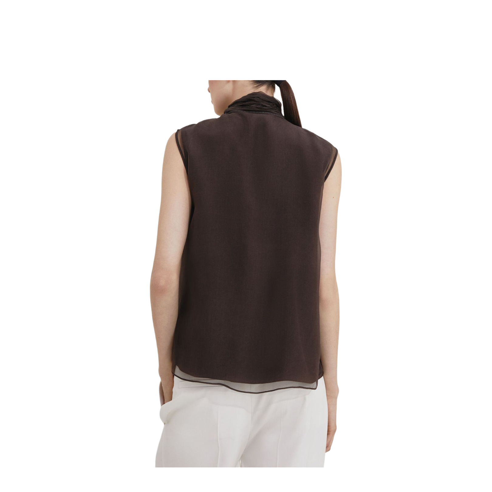 Sleeveless Layered Top