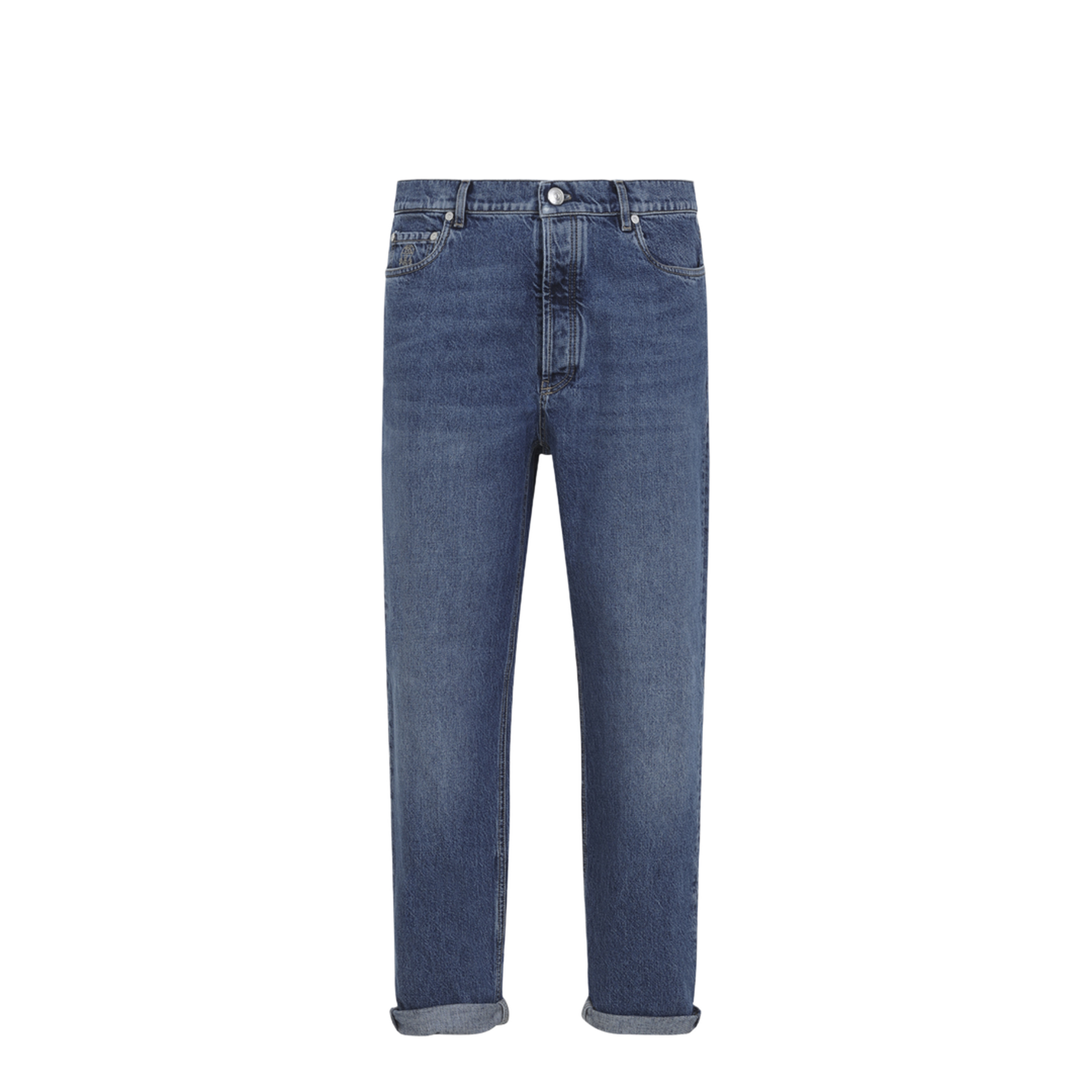 MAYFEYR - Brunello Cucinelli - Straight-Leg Turn-Up Jeans - M241PO2090