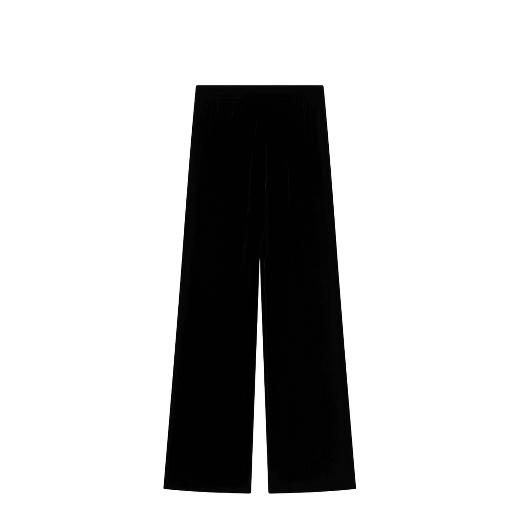 MAYFEYR - Valentino - Black Viscose-Blend Trousers - 9B3RB7579Q90NO