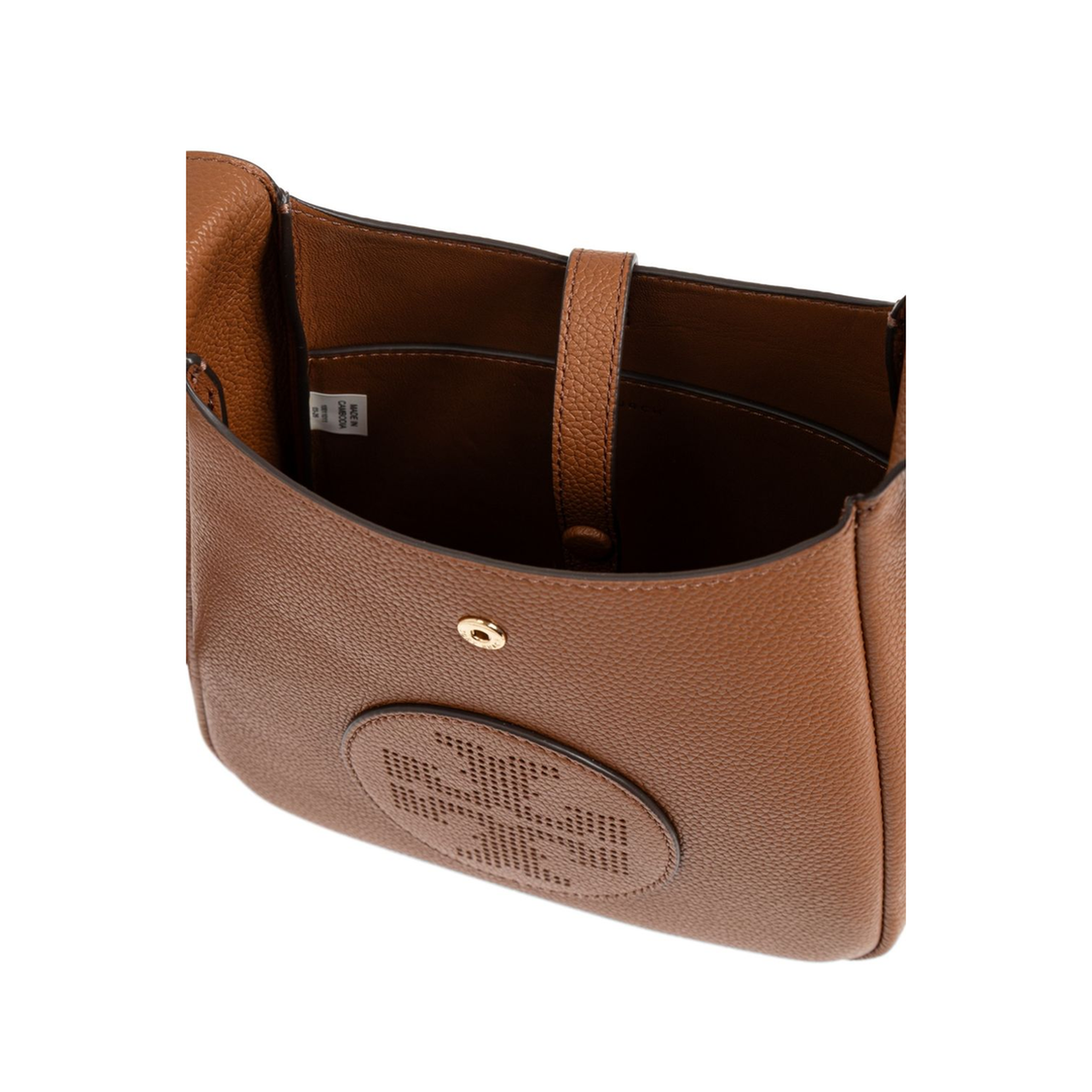 Miller Swing Pebbled Leather Crossbody Bag - Aged Tan