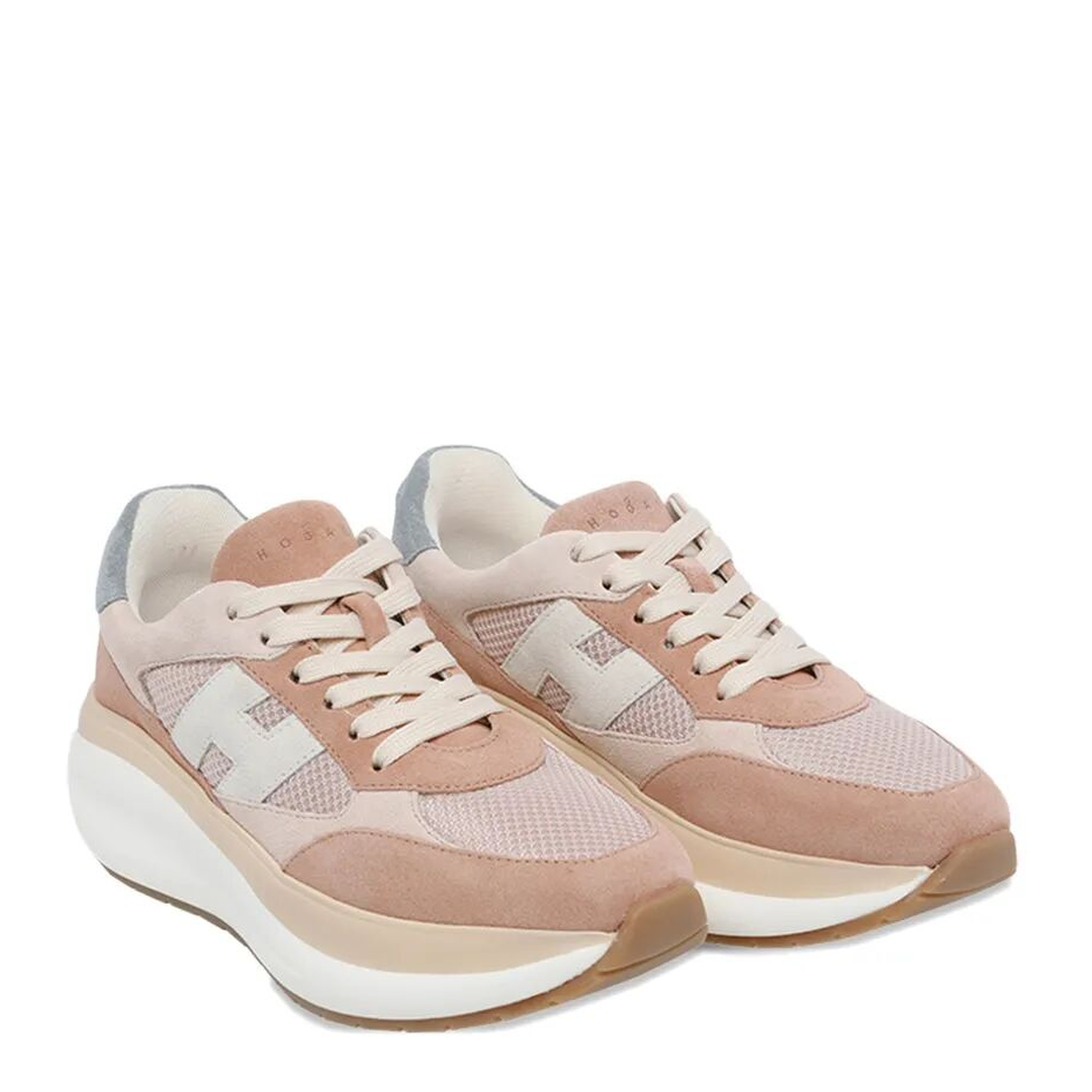 MAYFEYR - Hogan - Suede And Mesh Sneakers - HXW7140GA40V0D