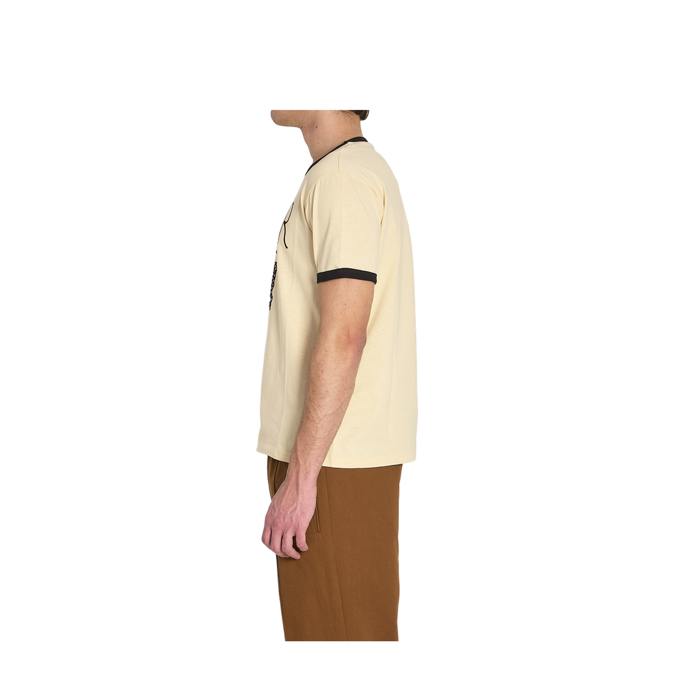 Beige Cotton T-Shirt