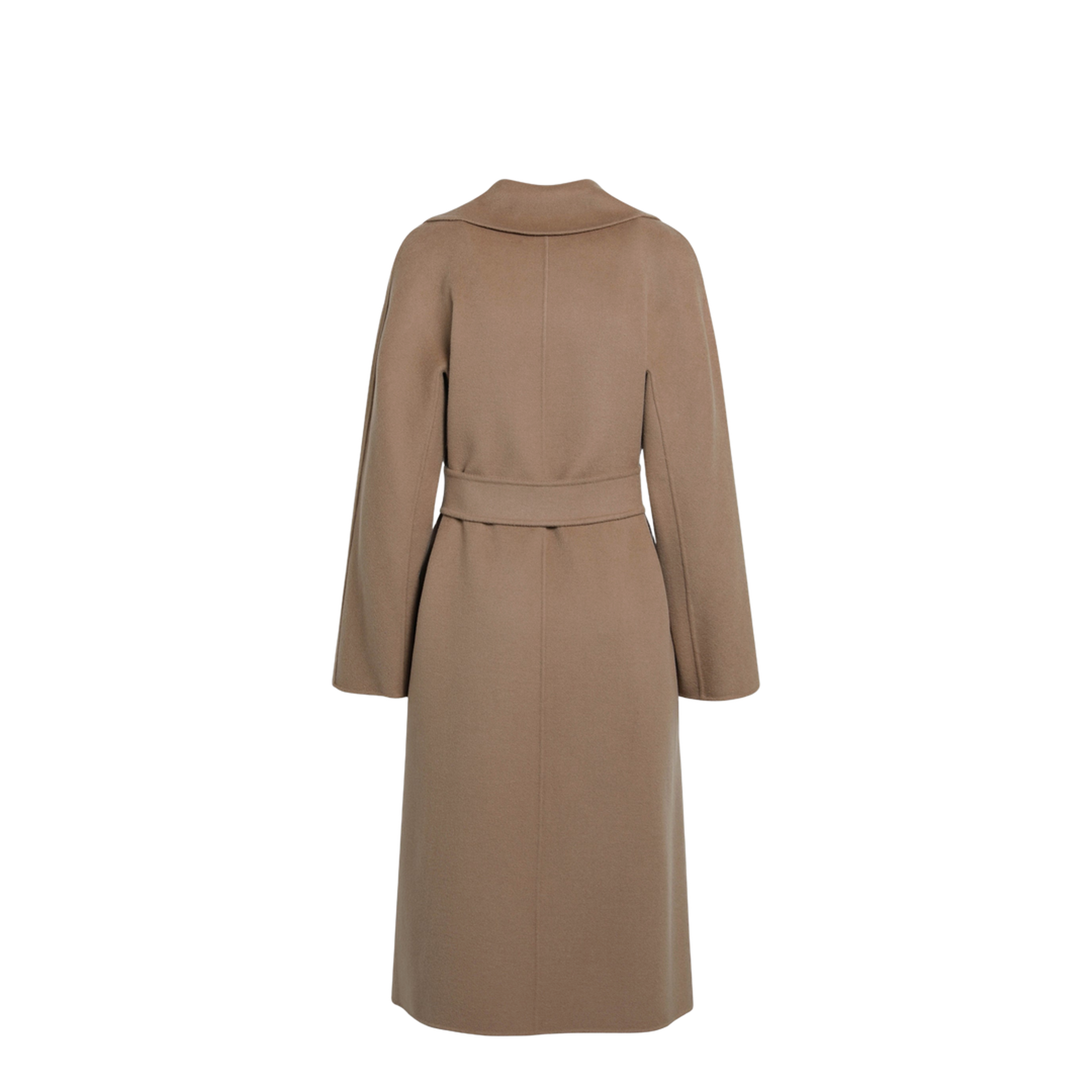 MAYFEYR - - Camel Belted Coat In Wool Blend - MSTCLESWO024