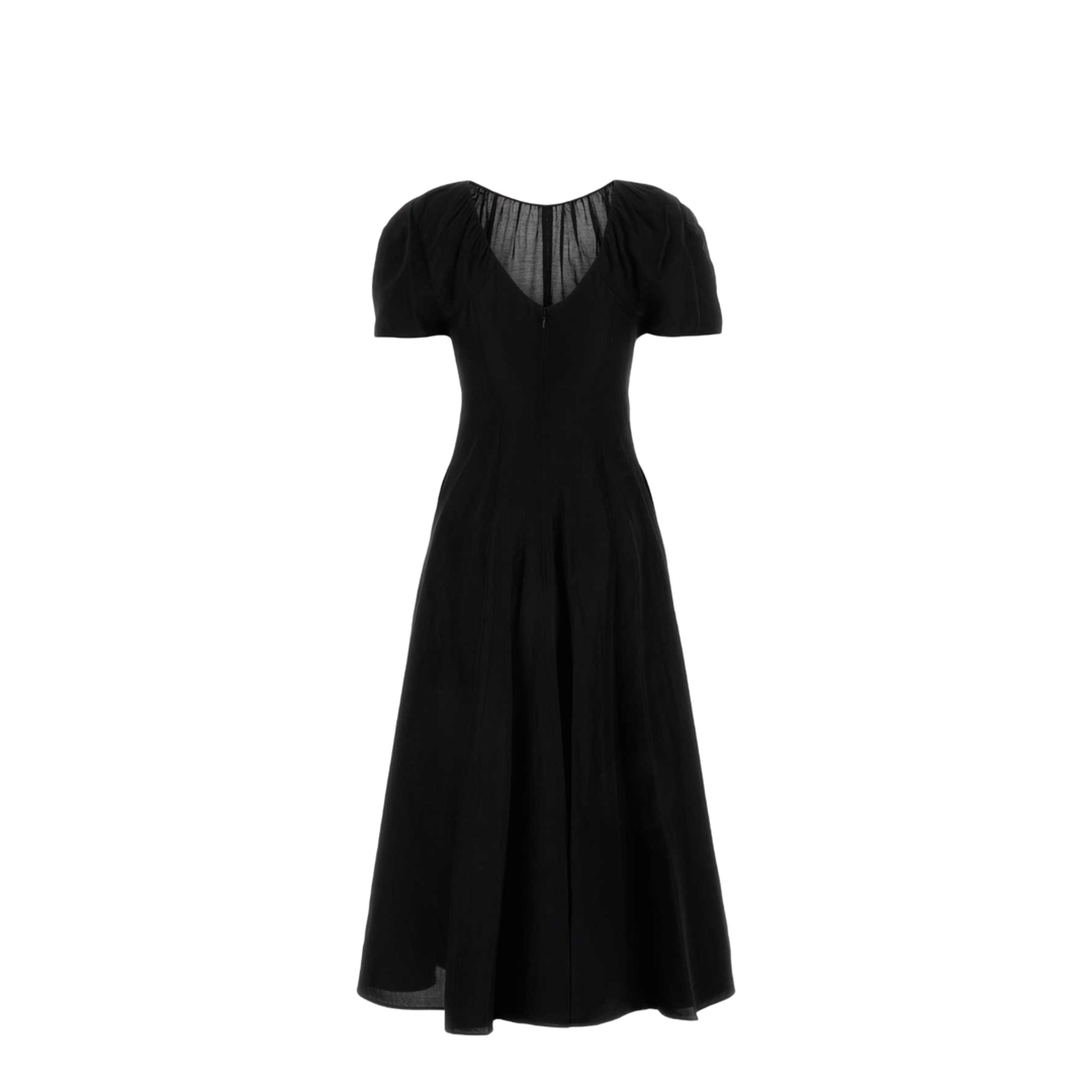 Black Viscose Blend Dress