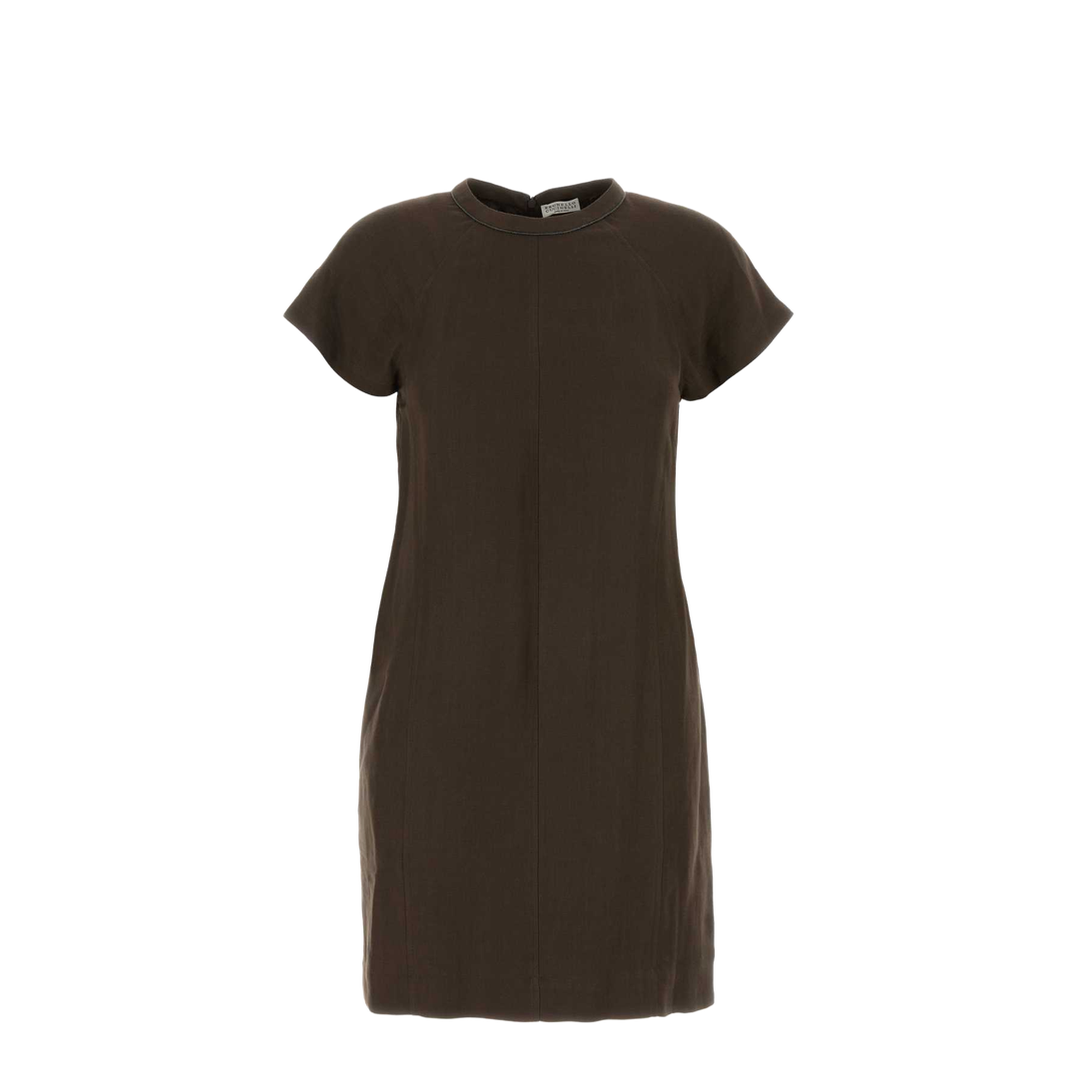 MAYFEYR - Brunello Cucinelli - Brown Viscose Blend Dress - MH126AFR72C8705