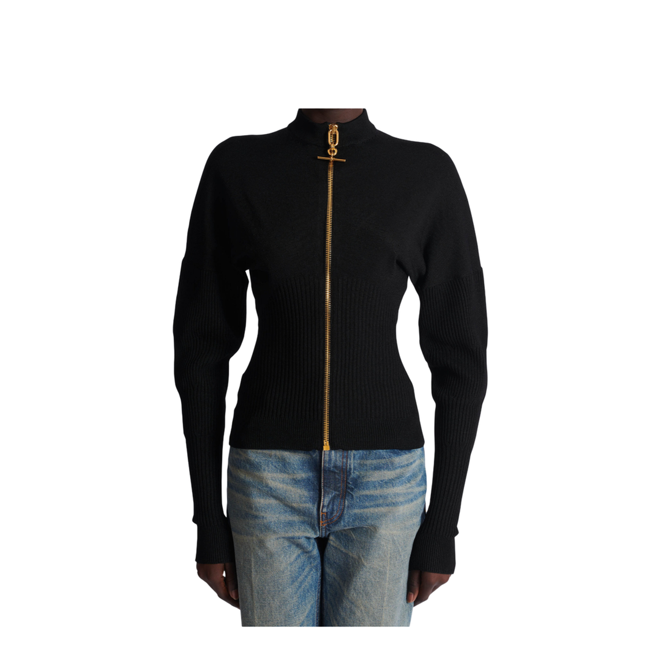 Waist-cinched cardigan