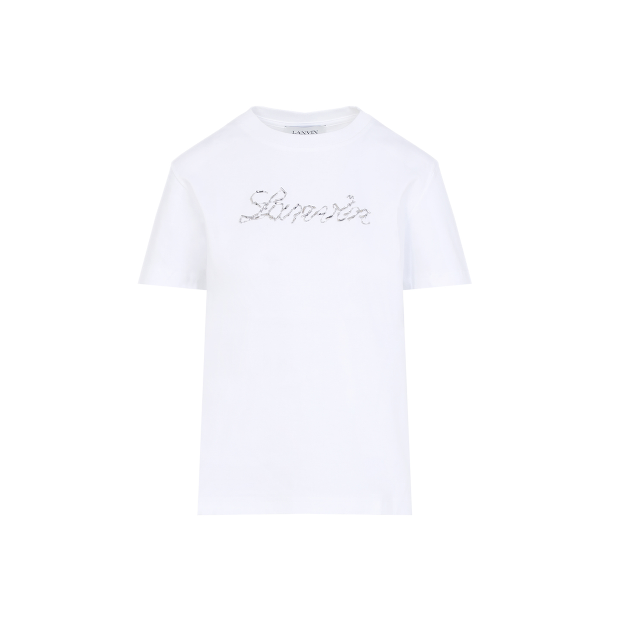 MAYFEYR - Lanvin - Embroidered Script Logo T-Shirt - RWTS9030J176P2501