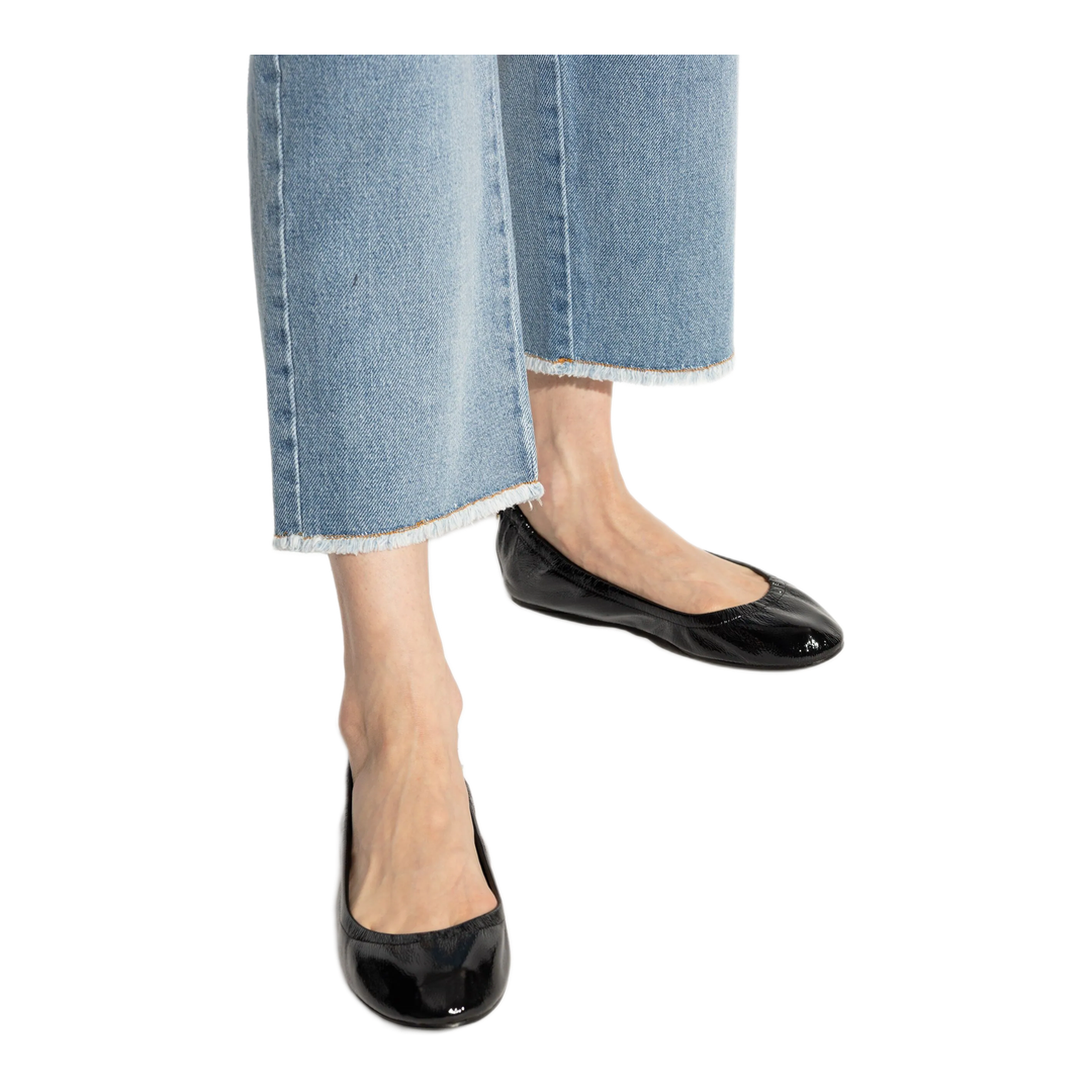 MAYFEYR - Isabel Marant - Belna Leather Ballerina Shoes - BN0005FAB3A07S01BK