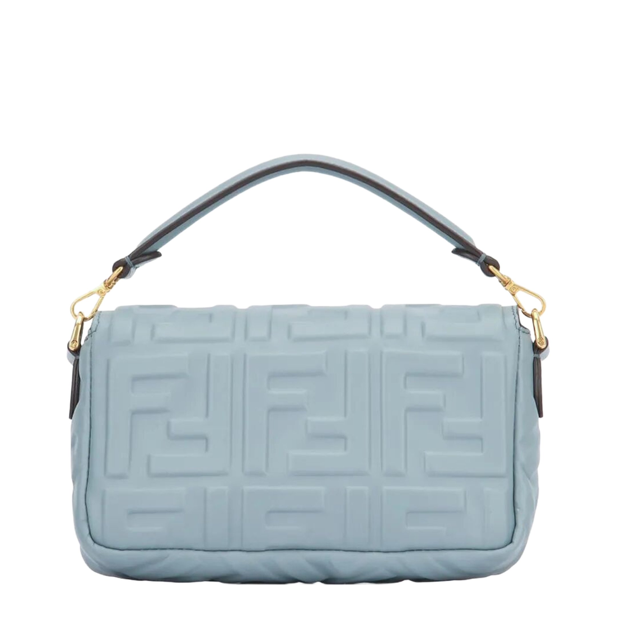 Crossbody Bag Leather Light Blue