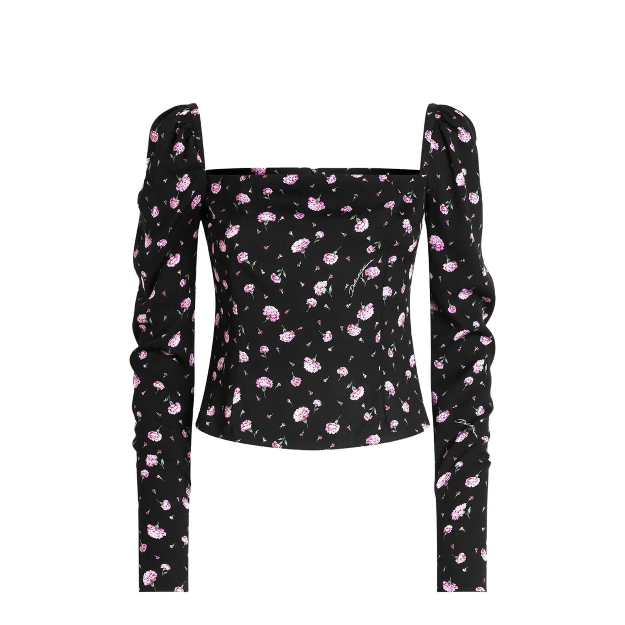 MAYFEYR - Dolce & Gabbana - Carnations-Print Silk Top - F7BH8TFSA8M