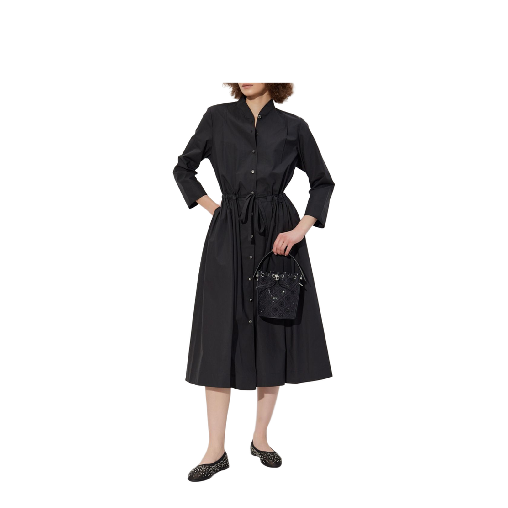 Chemisier Dress - Black