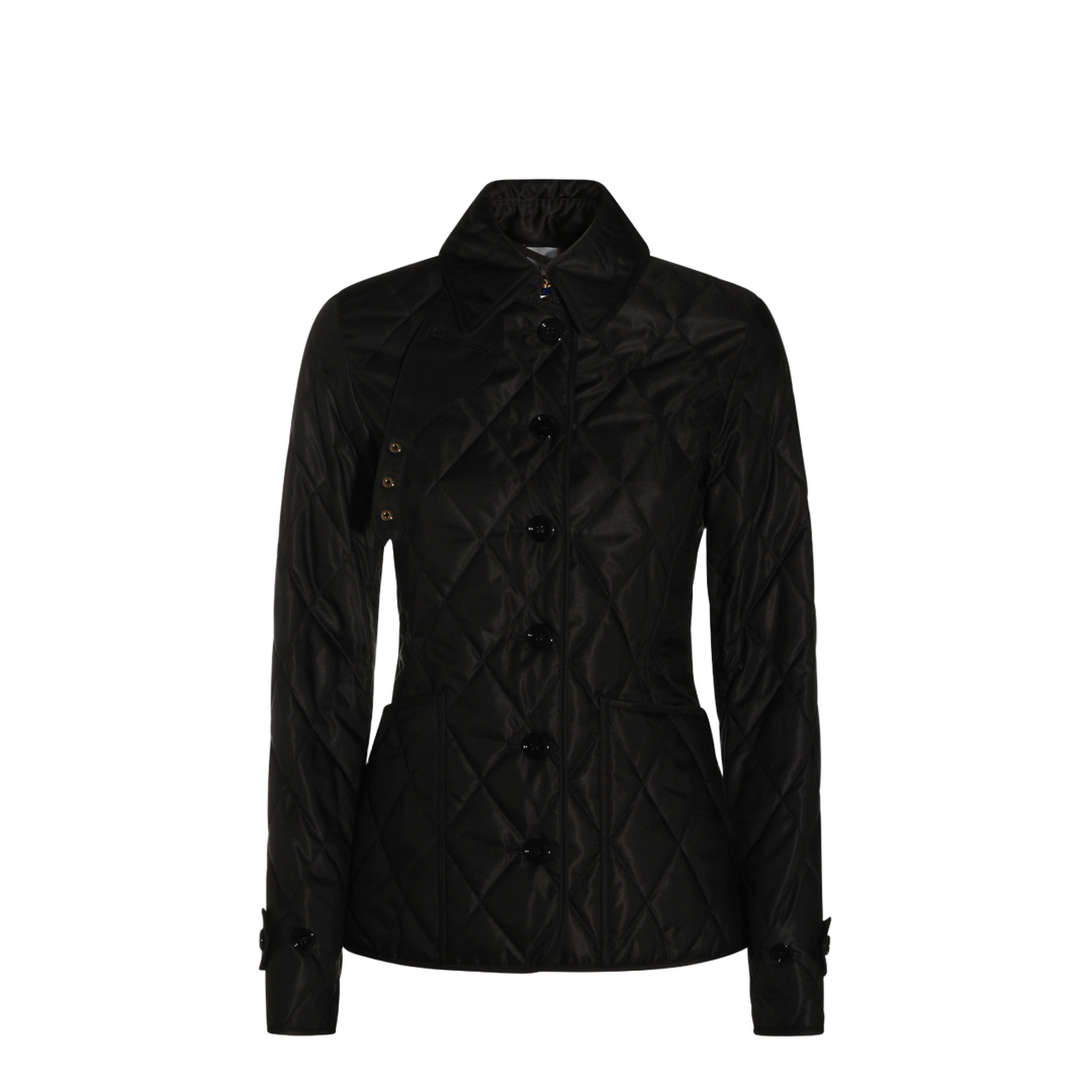 Quilted Jacket In Black