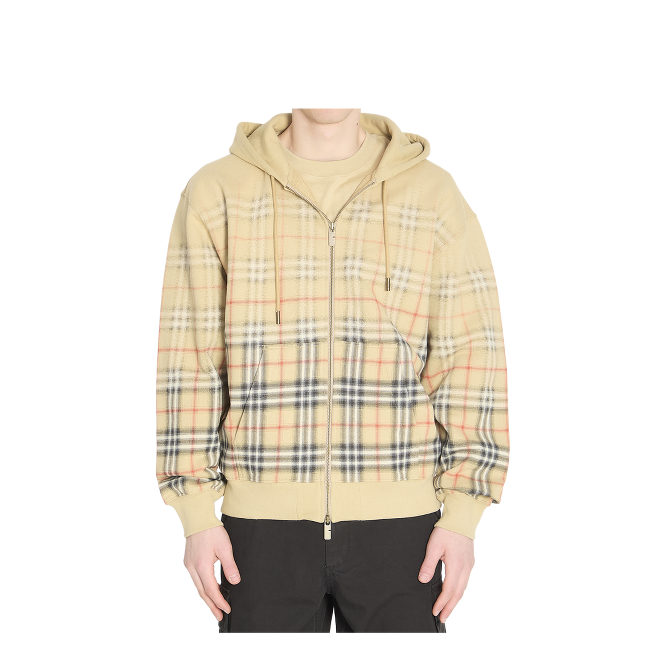 RORY DEG CHK HOODIE SWEATSHIRT