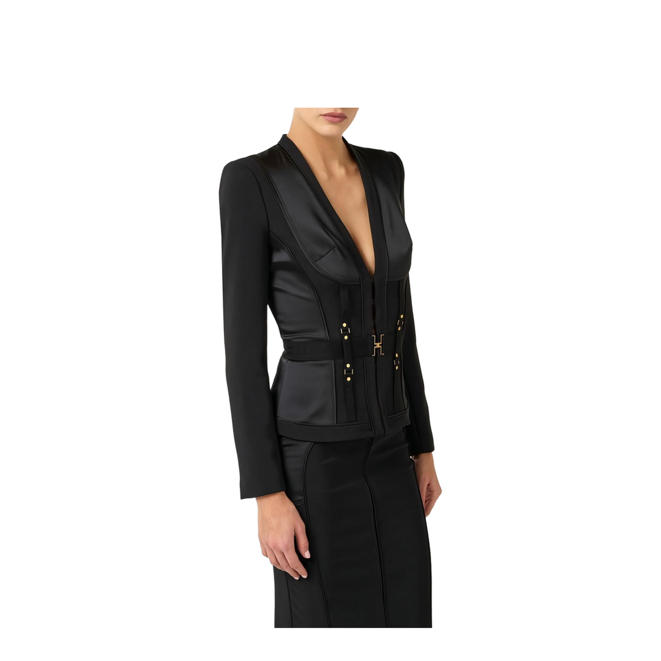 MAYFEYR - Elisabetta Franchi - Jackets Black - GI23362E2110