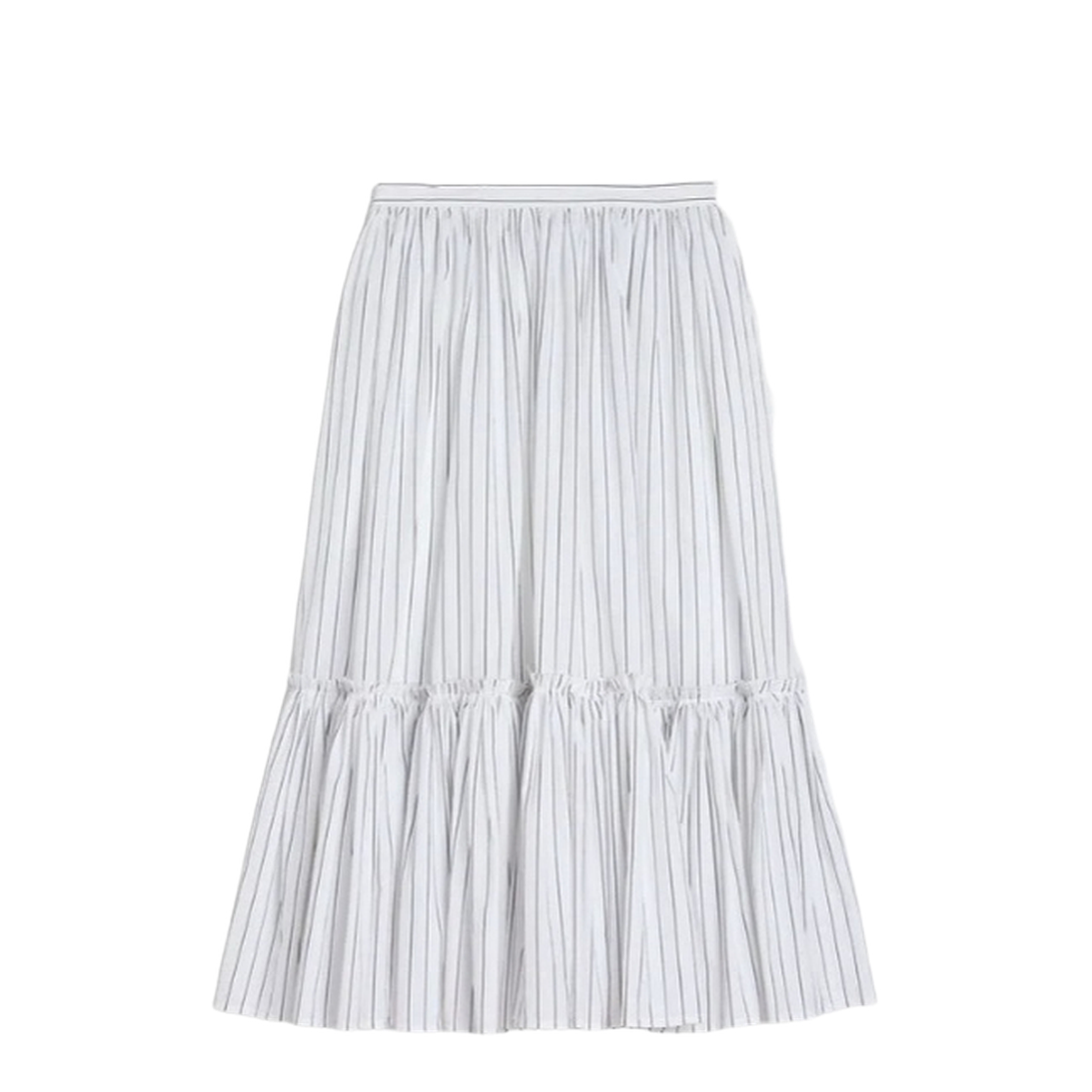 Striped Lightweight Cotton Skirt