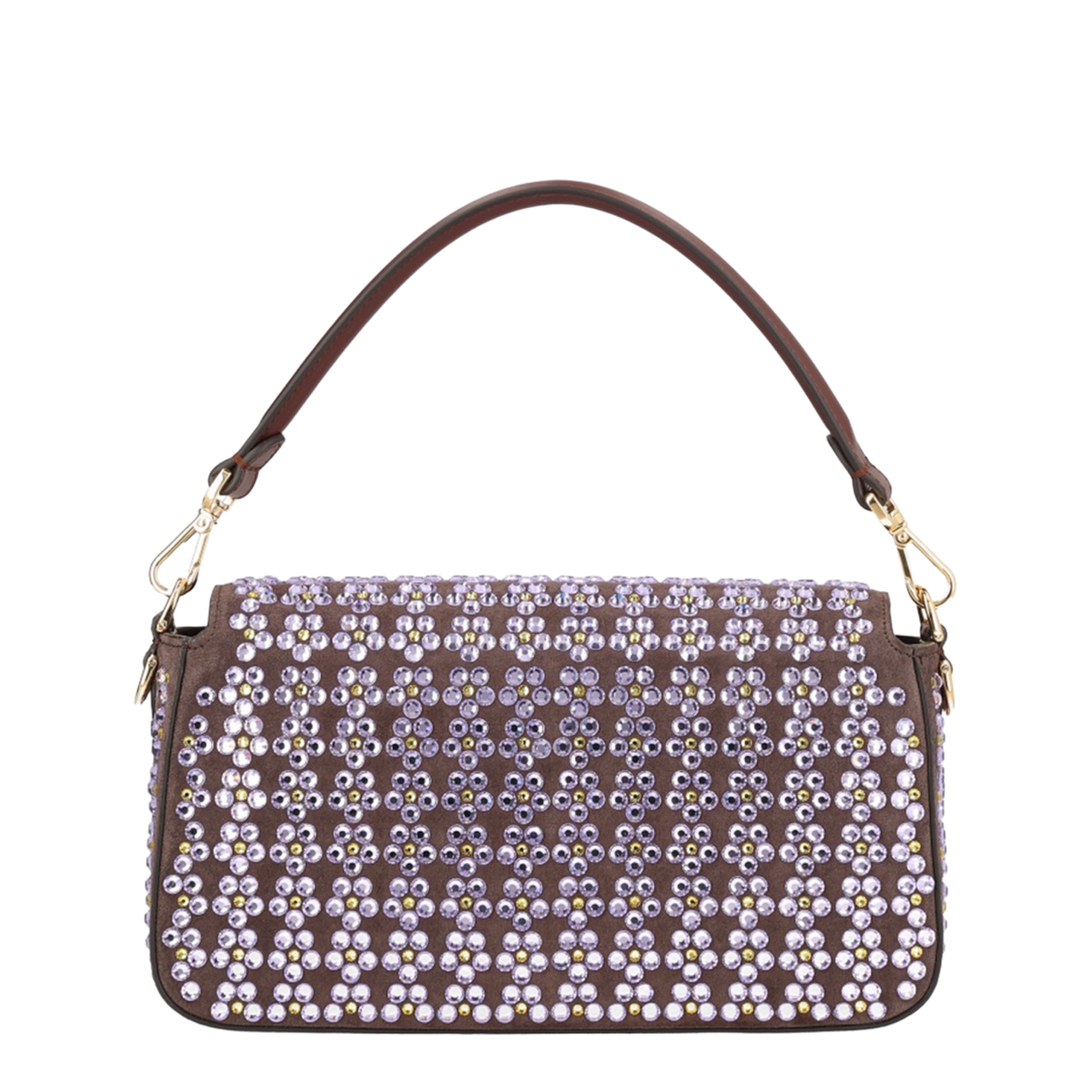 Baguette Medium Calfskin Shoulder Bag - Mahogany