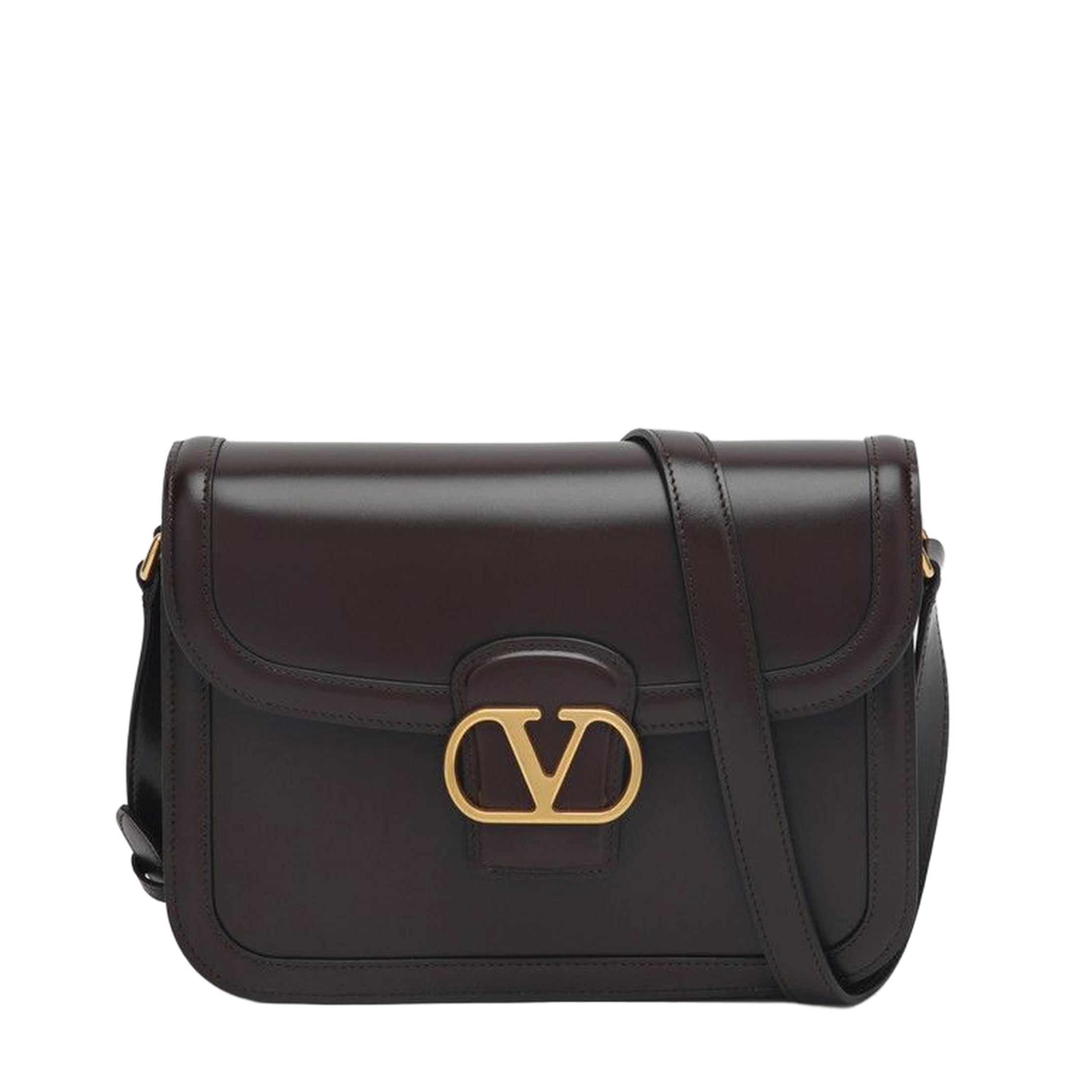 Dark Brown Leather 9to5 Shoulder Bag