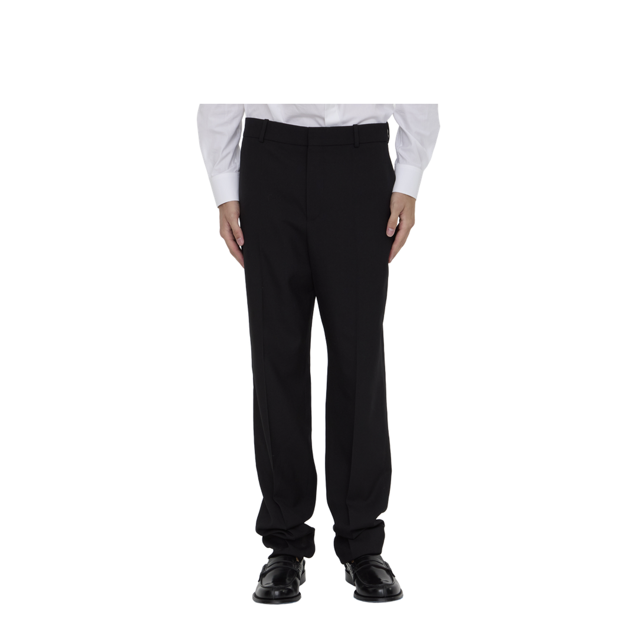 Wool Gabardine Trousers