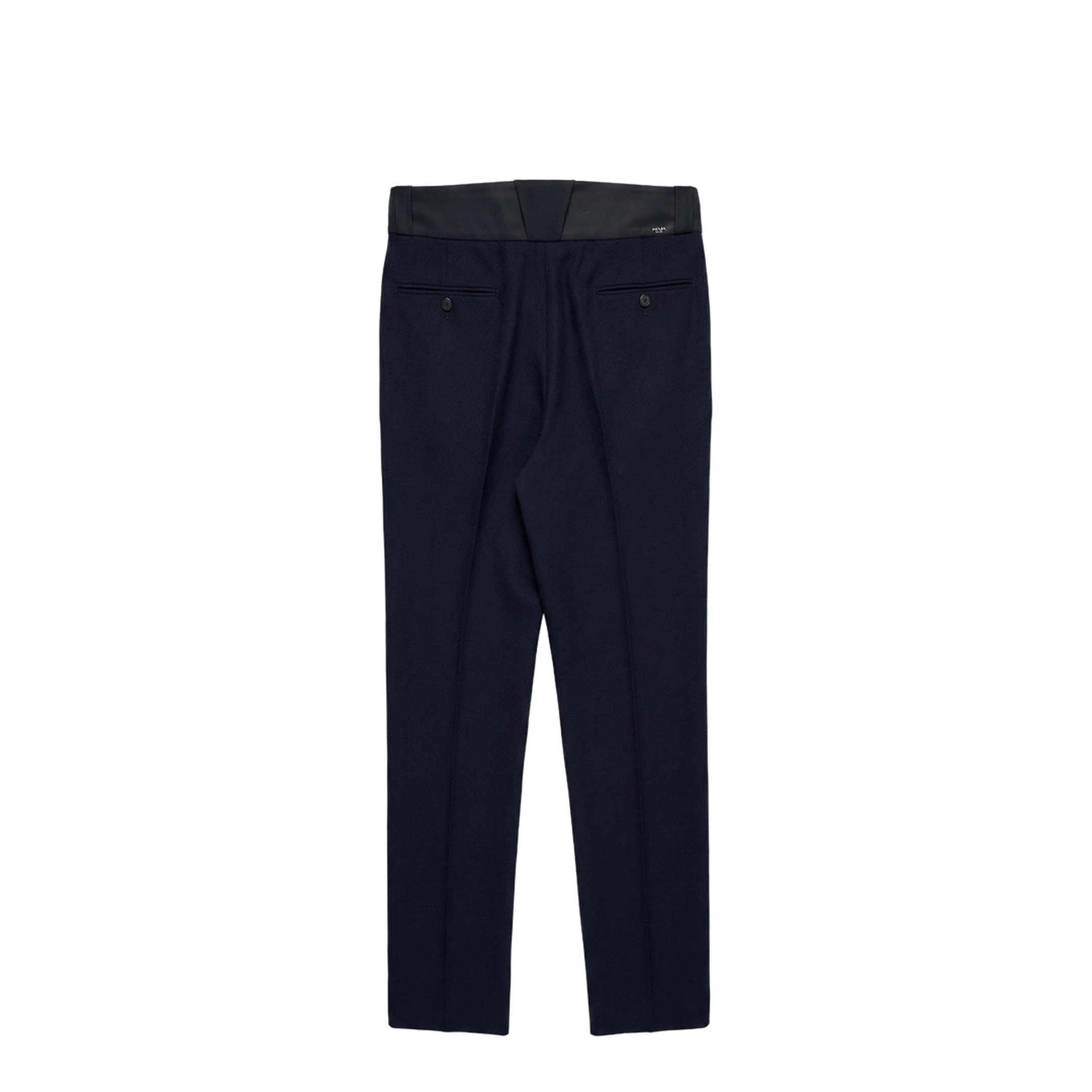 Wool Trousers with Technical Details