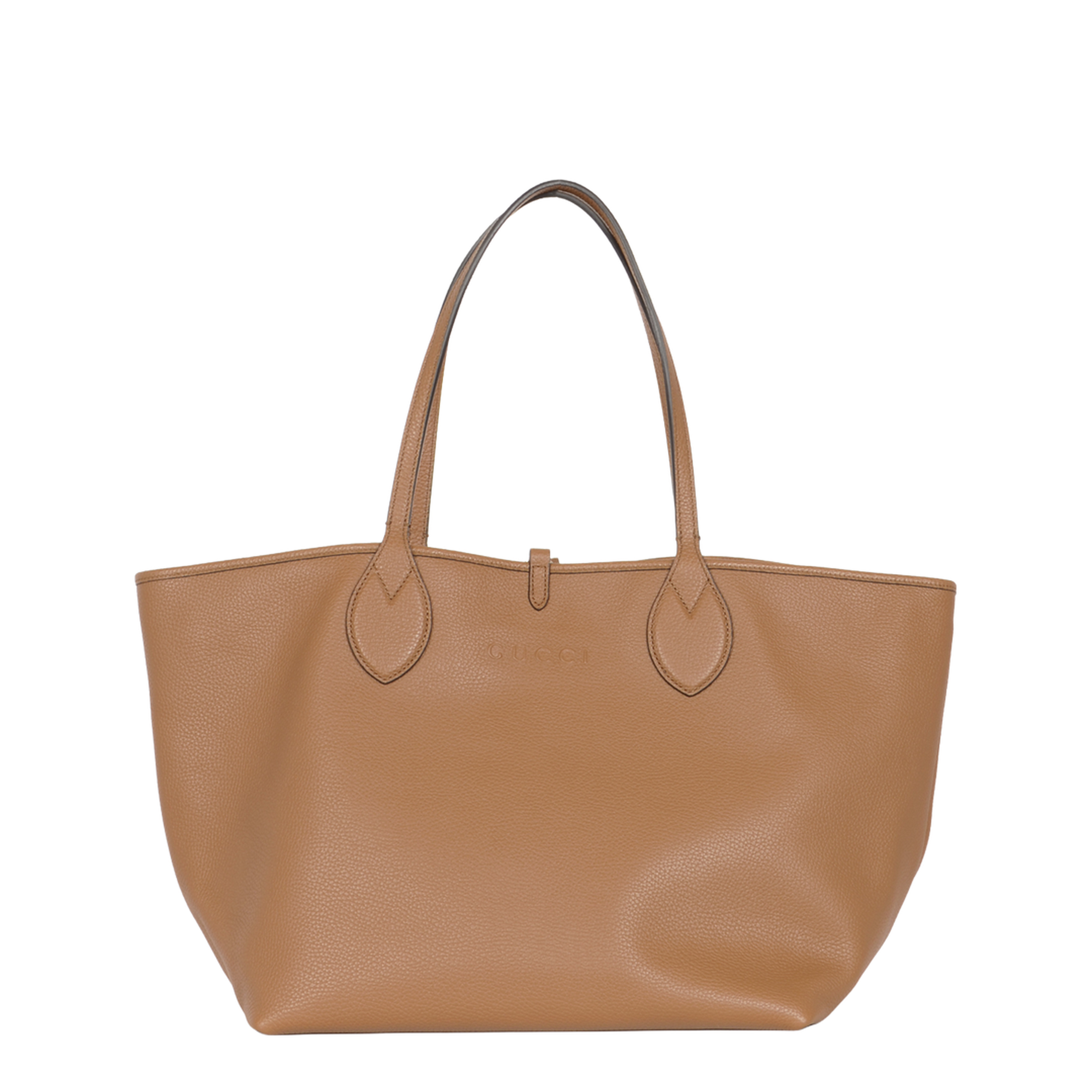 Totissima Large Leather Tote Bags - Brown